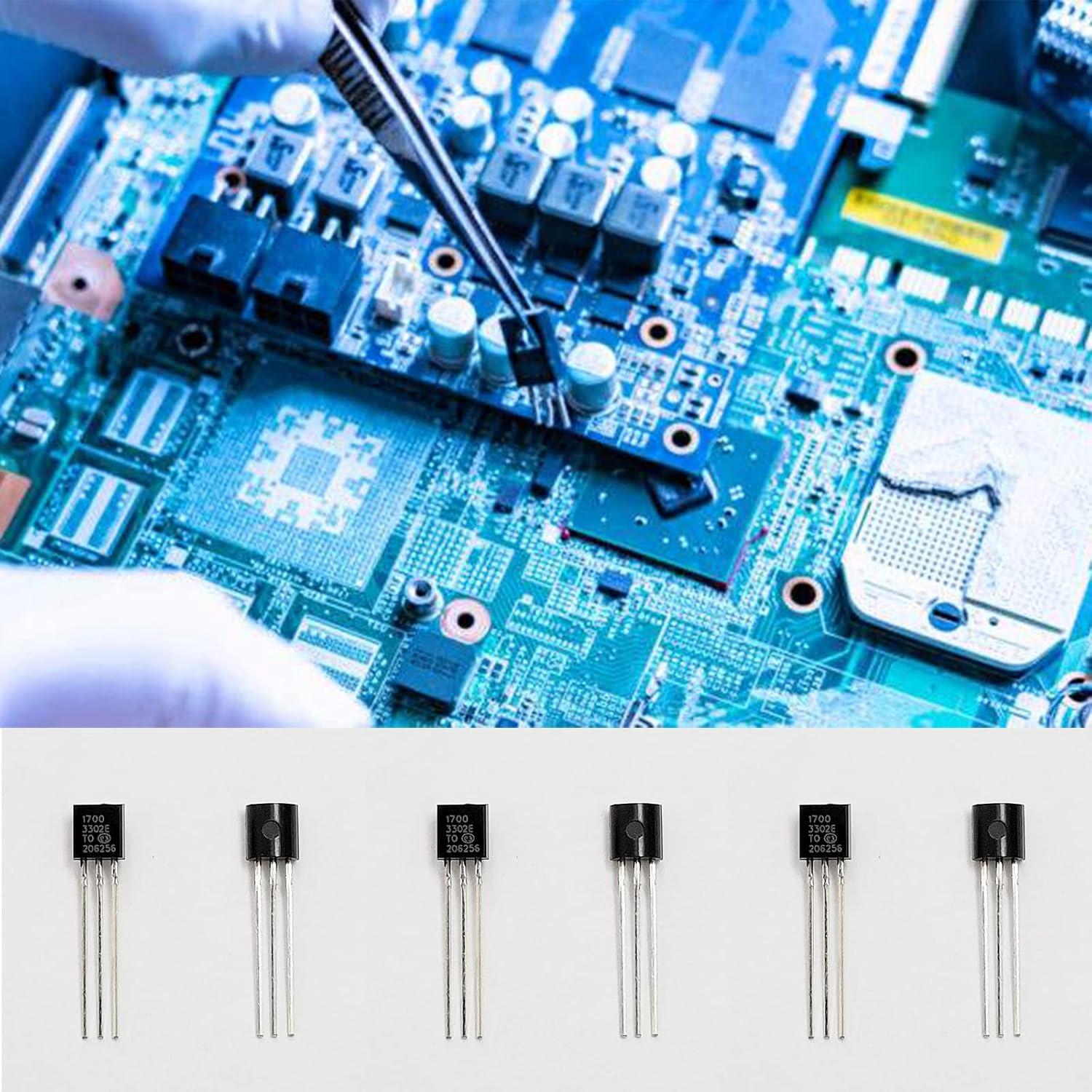 Regulador de Voltaje LDO MCP1700-3302E TO-92 3.3V 20 Piezas