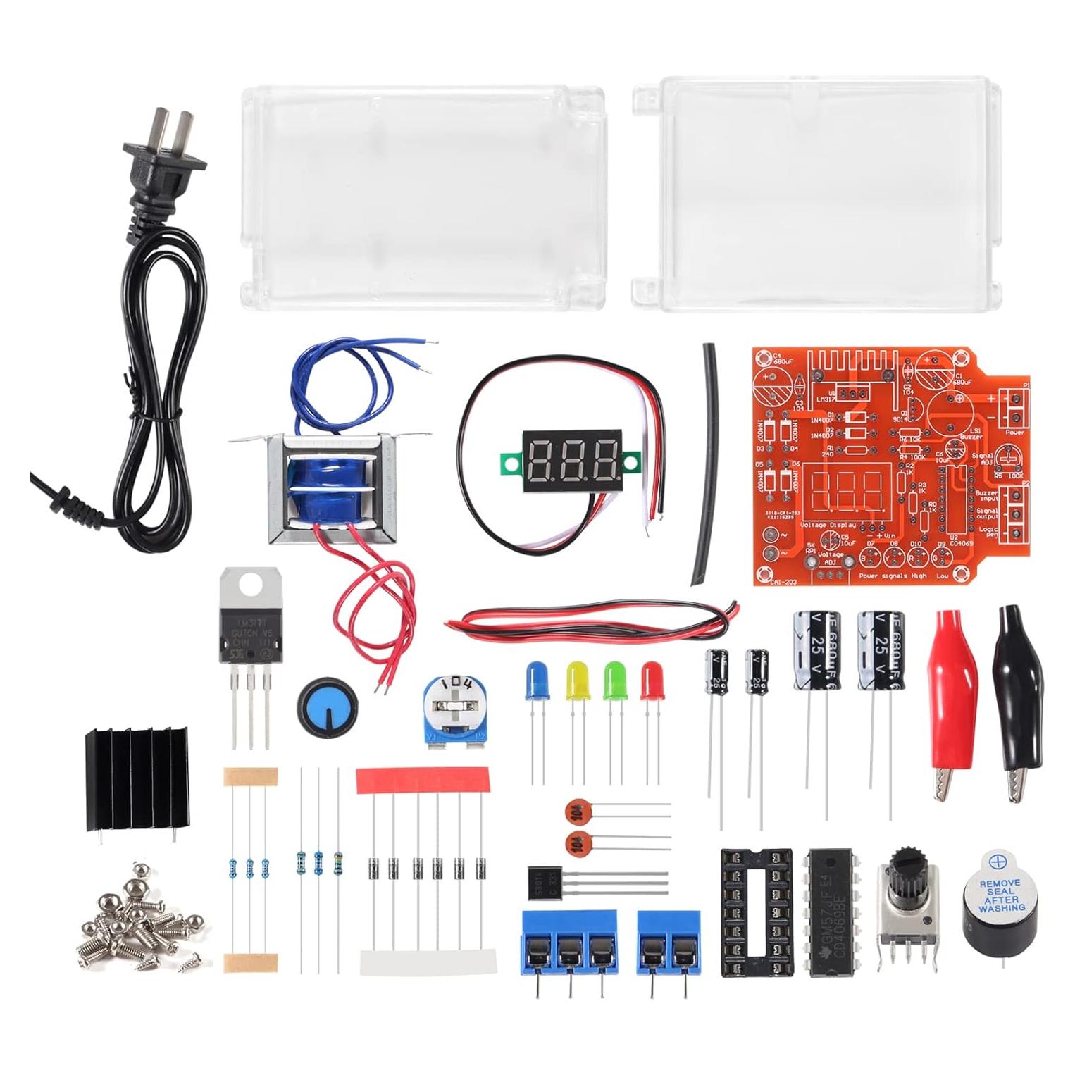 Kit DIY Alinan 2pcs Regulador de Voltaje LM317 1.25V-12.5V