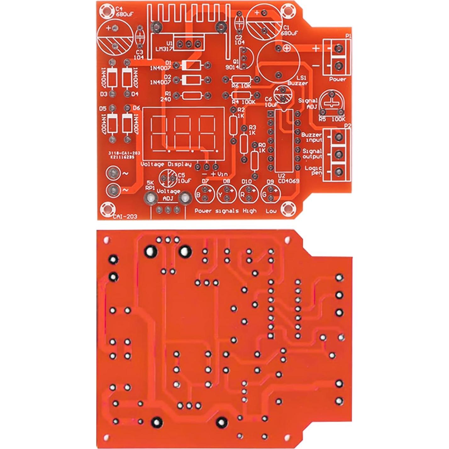 Kit DIY Alinan 2pcs Regulador de Voltaje LM317 1.25V-12.5V