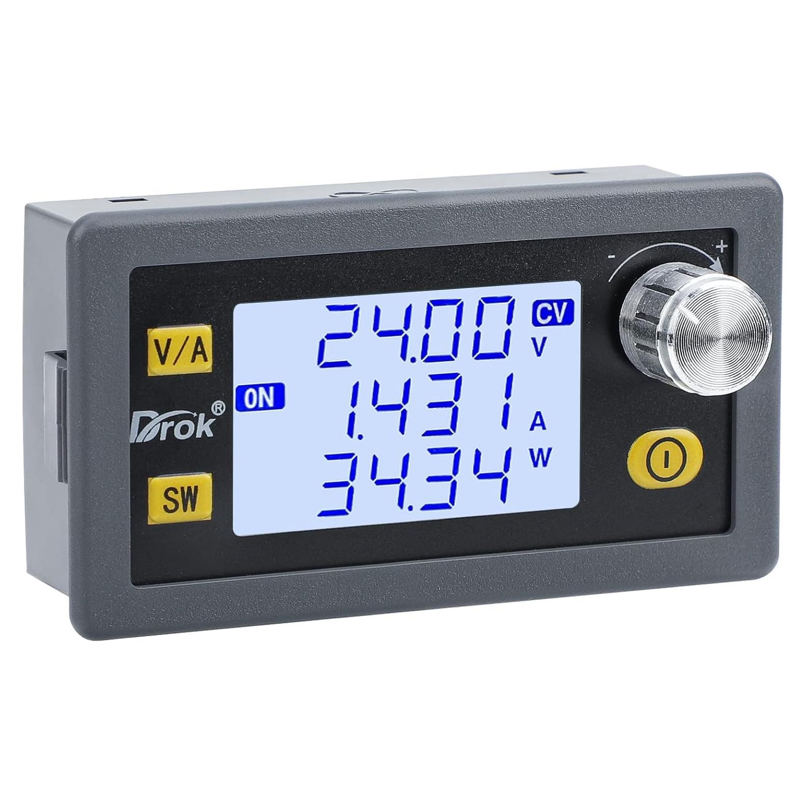 Convertidor Buck Boost DROK 35W DC 5-30V a 0.6-30V 4A