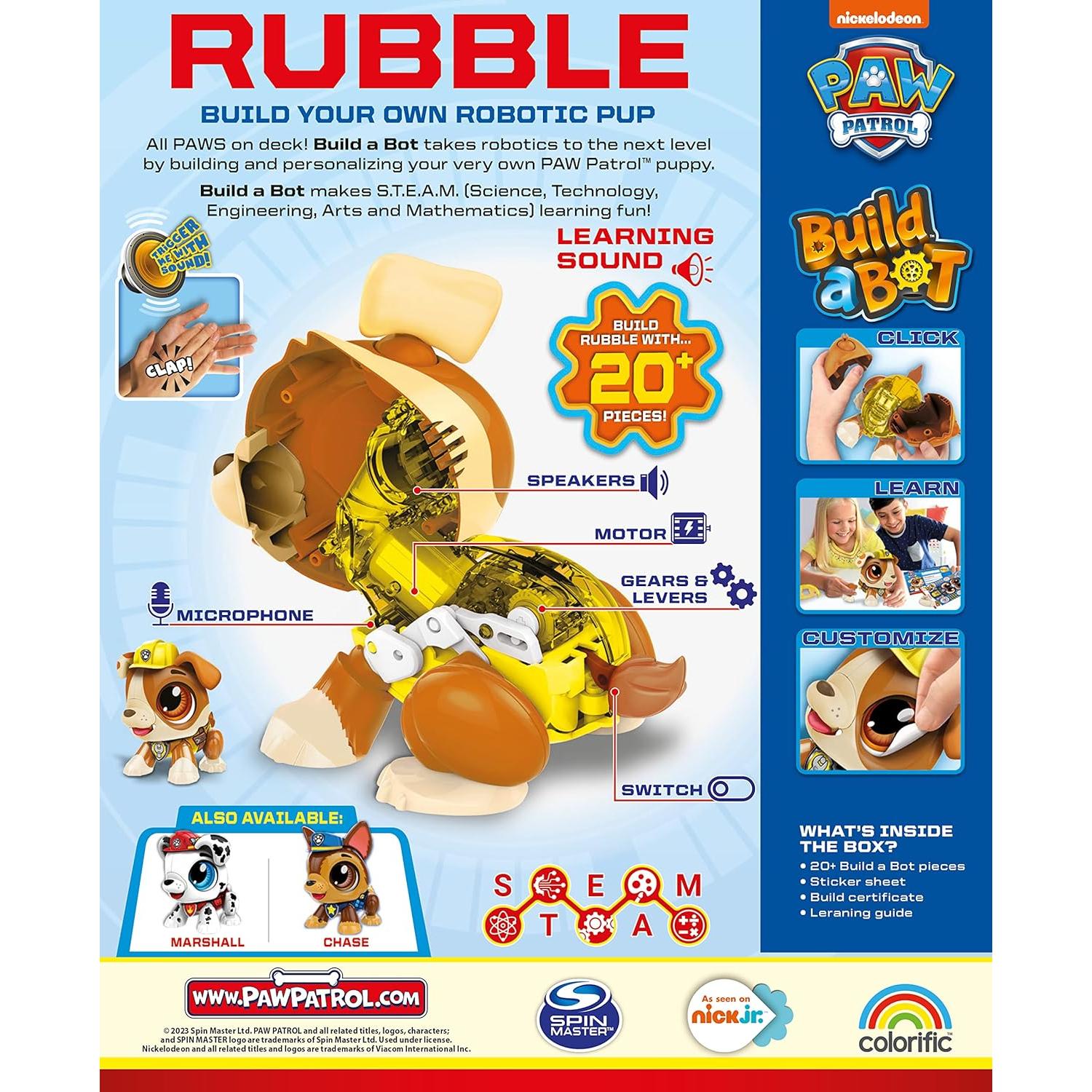 Construye un Bot Rubble Goliath - Juguete Robótico 3-10 Años