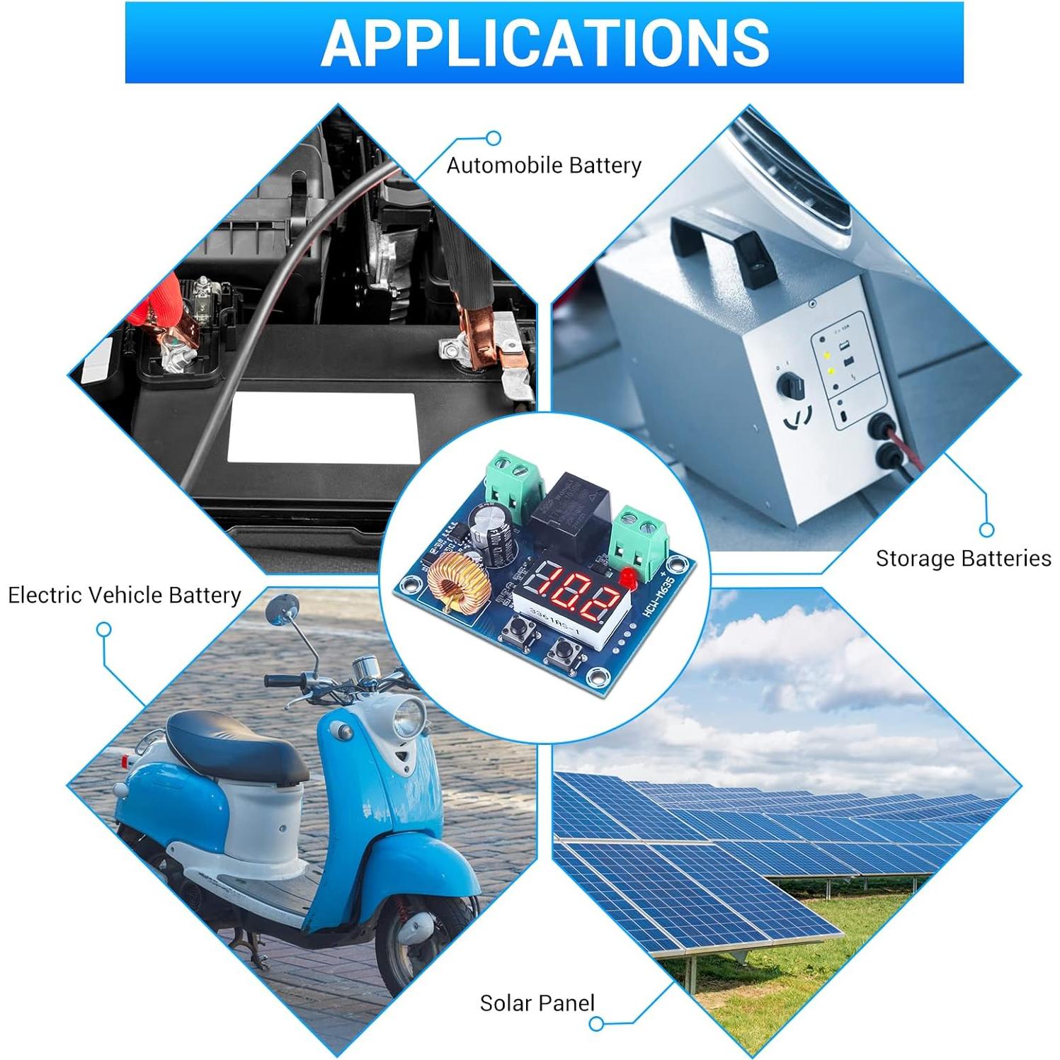 Controlador de Voltaje IS 12V-36V 20A Protección Batería 2 PCS