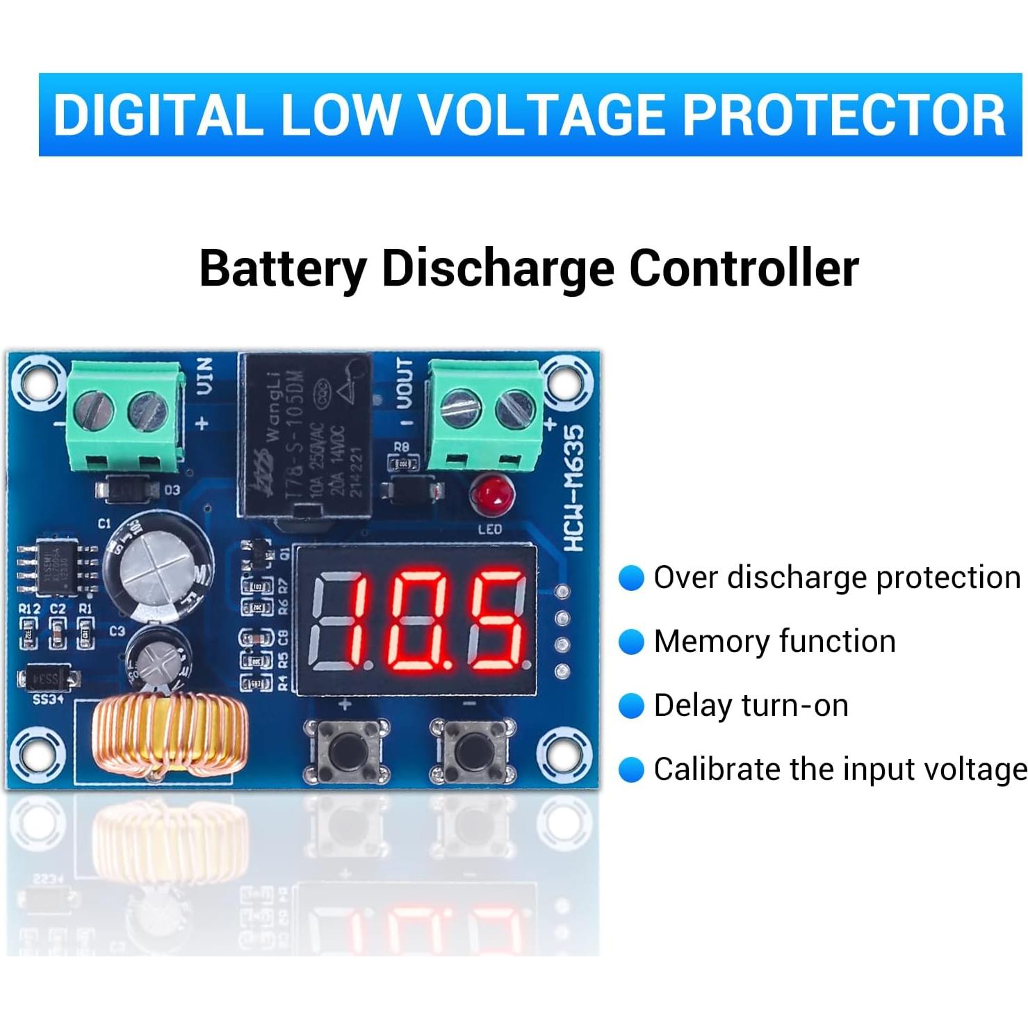 Interruptor de Protección Bajo Voltaje Digital IS 12-36V