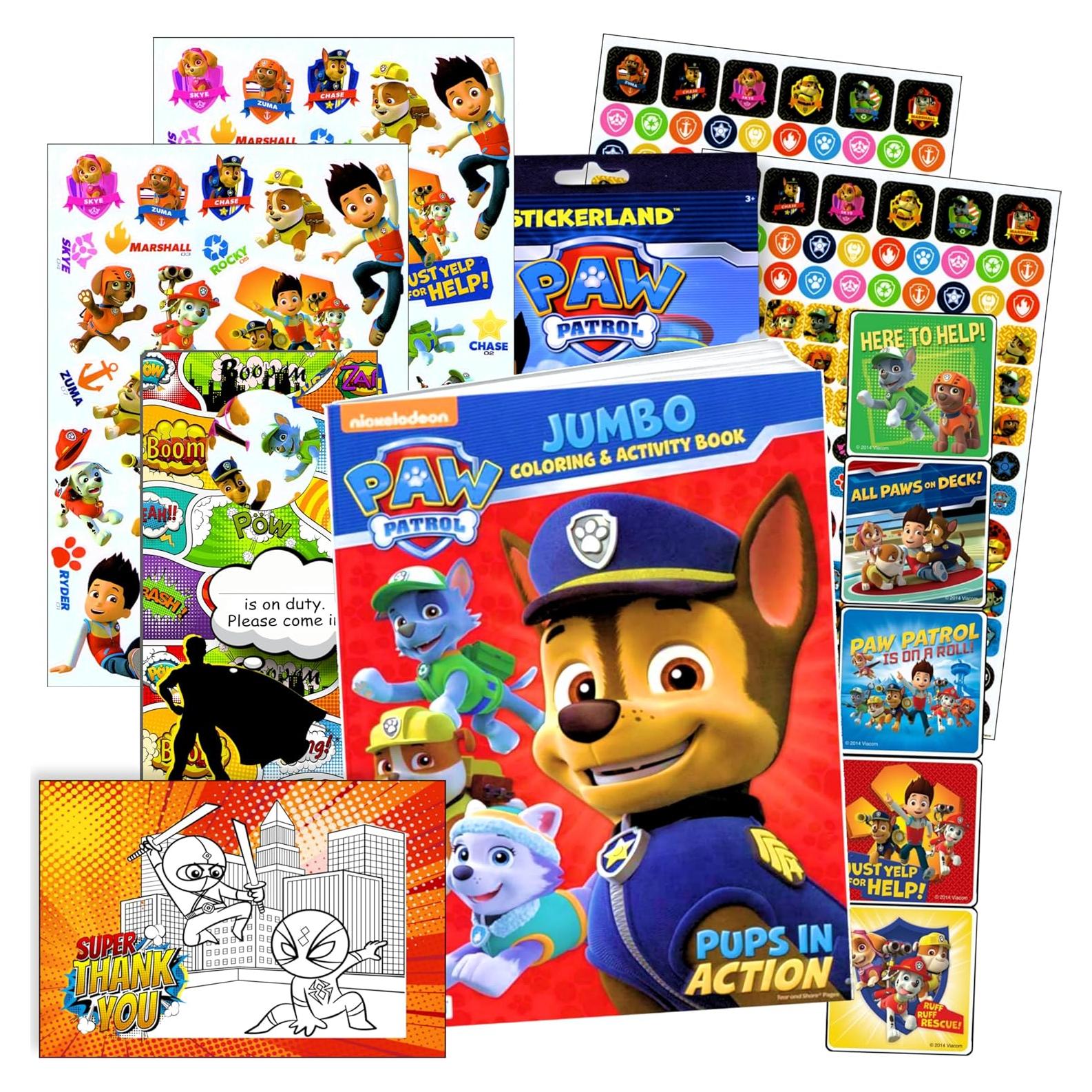 Conjunto de Actividades PAW Patrol - Libro y Stickers