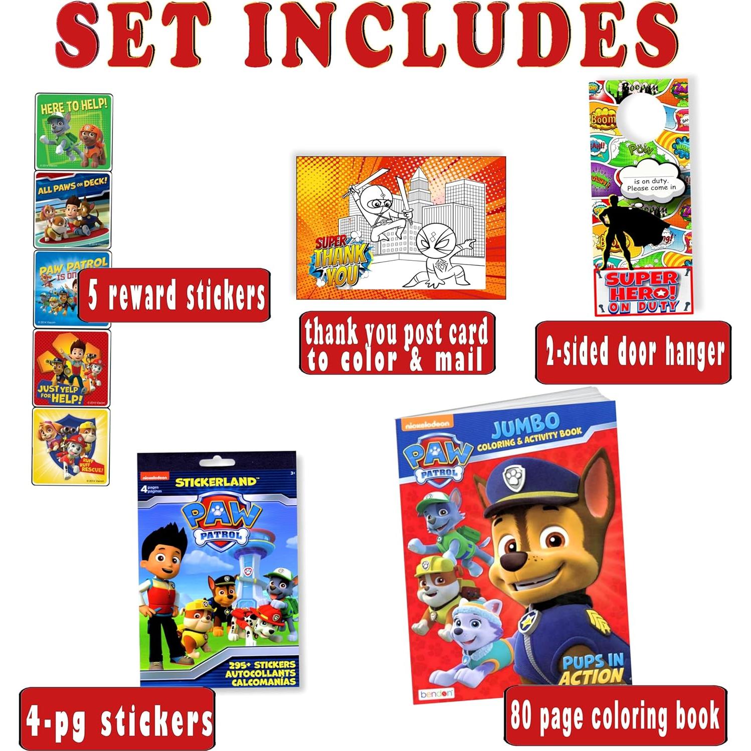 Conjunto de Actividades PAW Patrol - Libro y Stickers