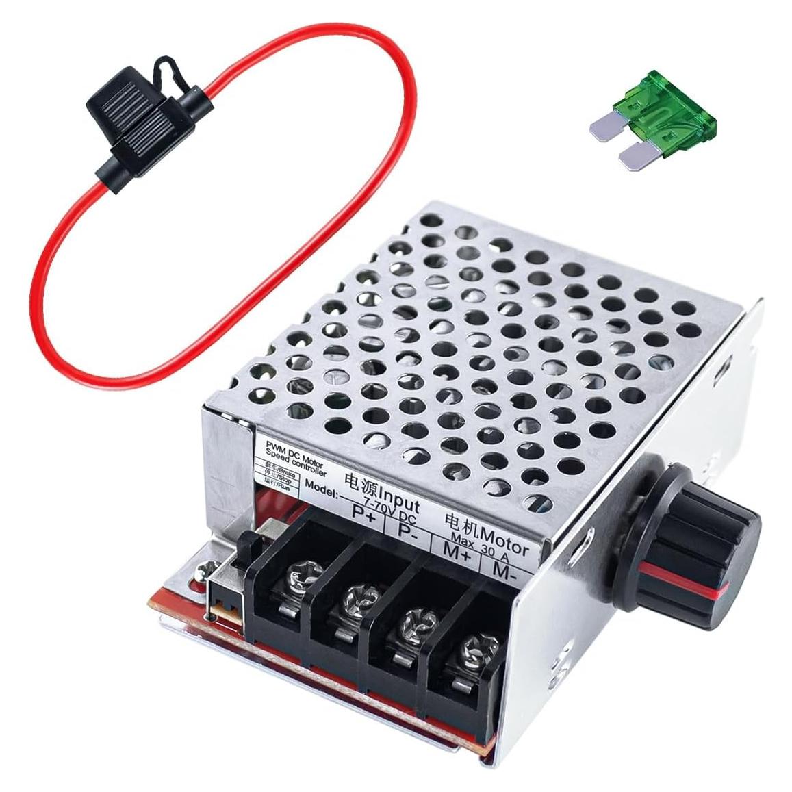 Controlador de Velocidad de Motor DC PWM 7-70V 30A Hosyond