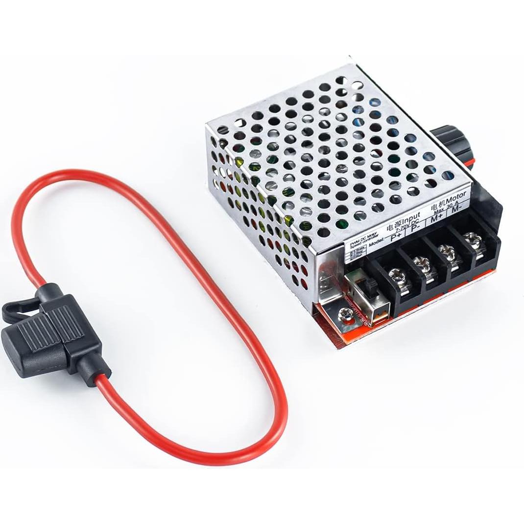 Controlador de Velocidad de Motor DC PWM 7-70V 30A Hosyond