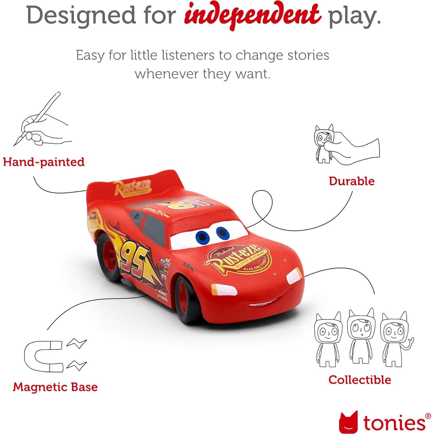 Tonies Lightning McQueen Audio Toy Figurine from Disney and Pixar's Cars