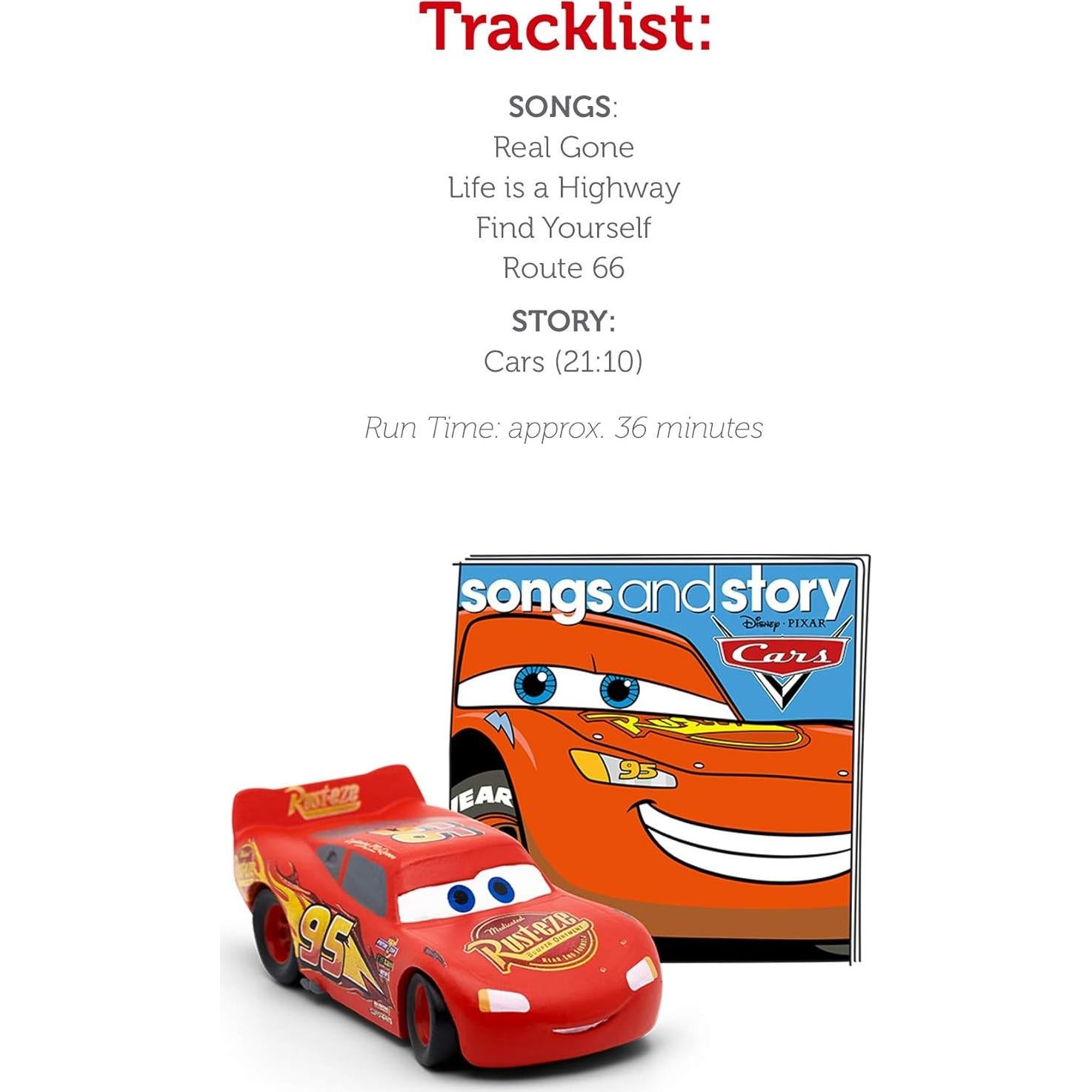 Tonies Lightning McQueen Audio Toy Figurine from Disney and Pixar's Cars