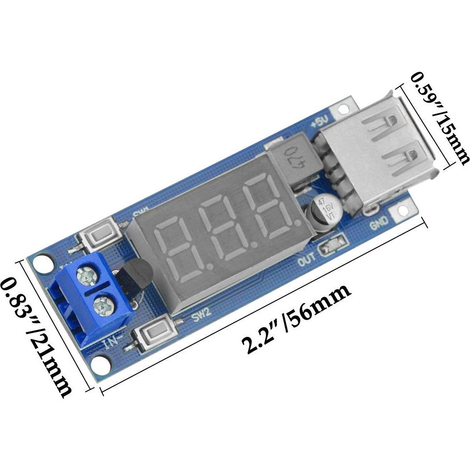 Módulo Convertidor de Voltaje Buck DC-DC 5V 2A XINGYHENG