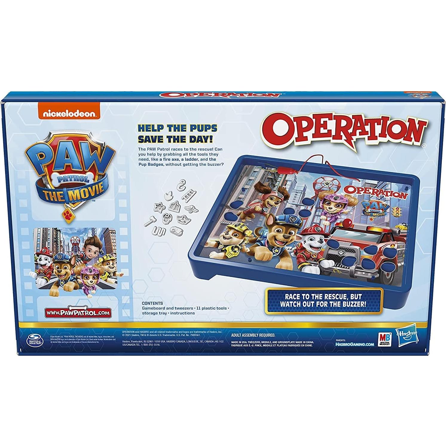 Juego de Mesa Operación Paw Patrol - Hasbro - 6+ Años