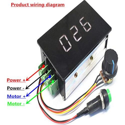 Controlador de Velocidad de Motor DC PWM 30A 6-60V Puly