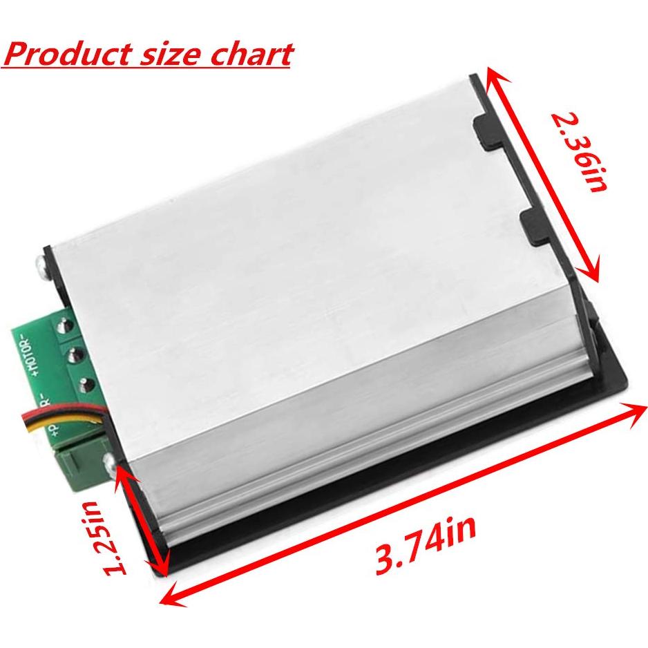 Controlador de Velocidad de Motor DC PWM 30A 6-60V Puly