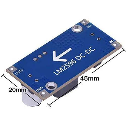 6 Paquete Regulador de Voltaje LM2596 QEBIDUM 3A Ajustable