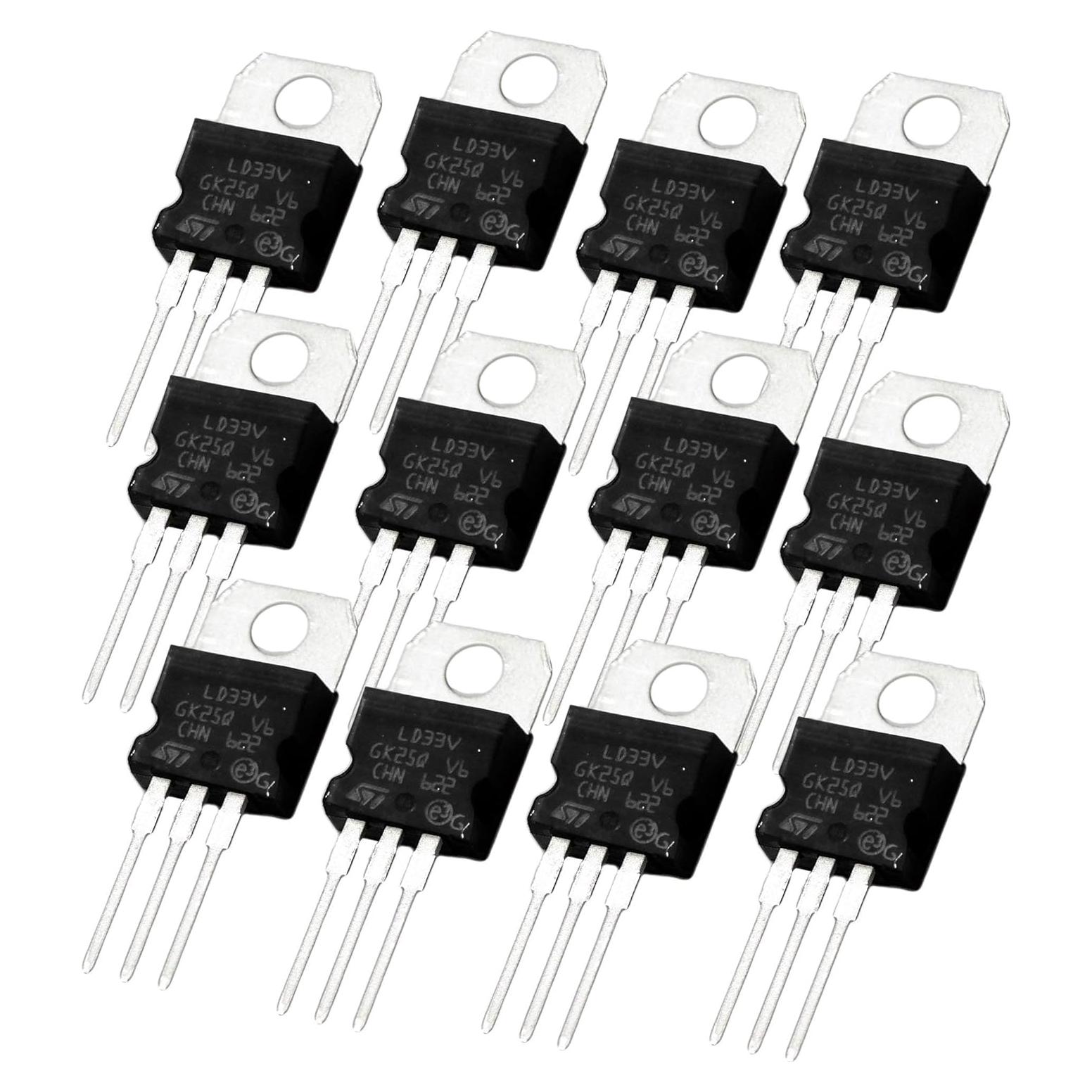 Regulador de Voltaje Lineal STMicroelectronics LD1117V33 3.3V