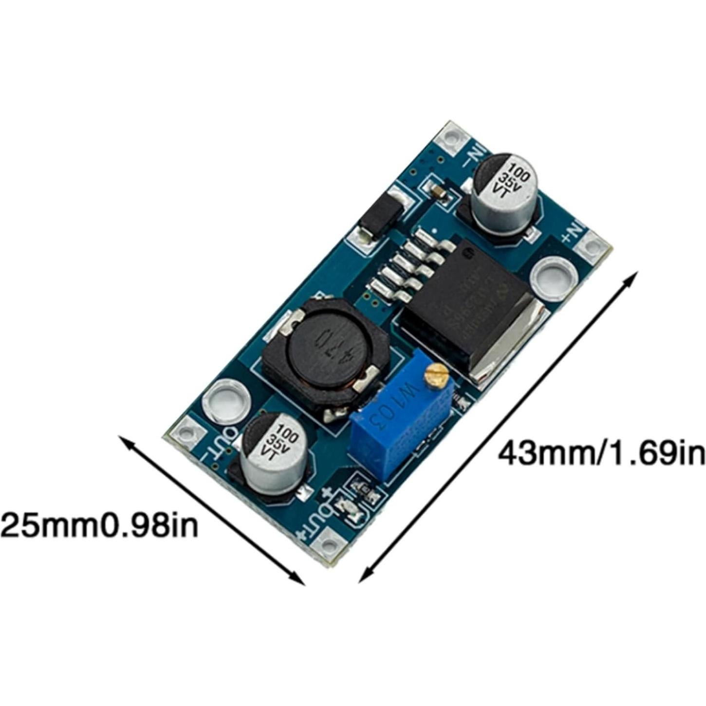Módulo Convertidor Buck DC-DC LM2596S 3A Ajustable 1.25-35V