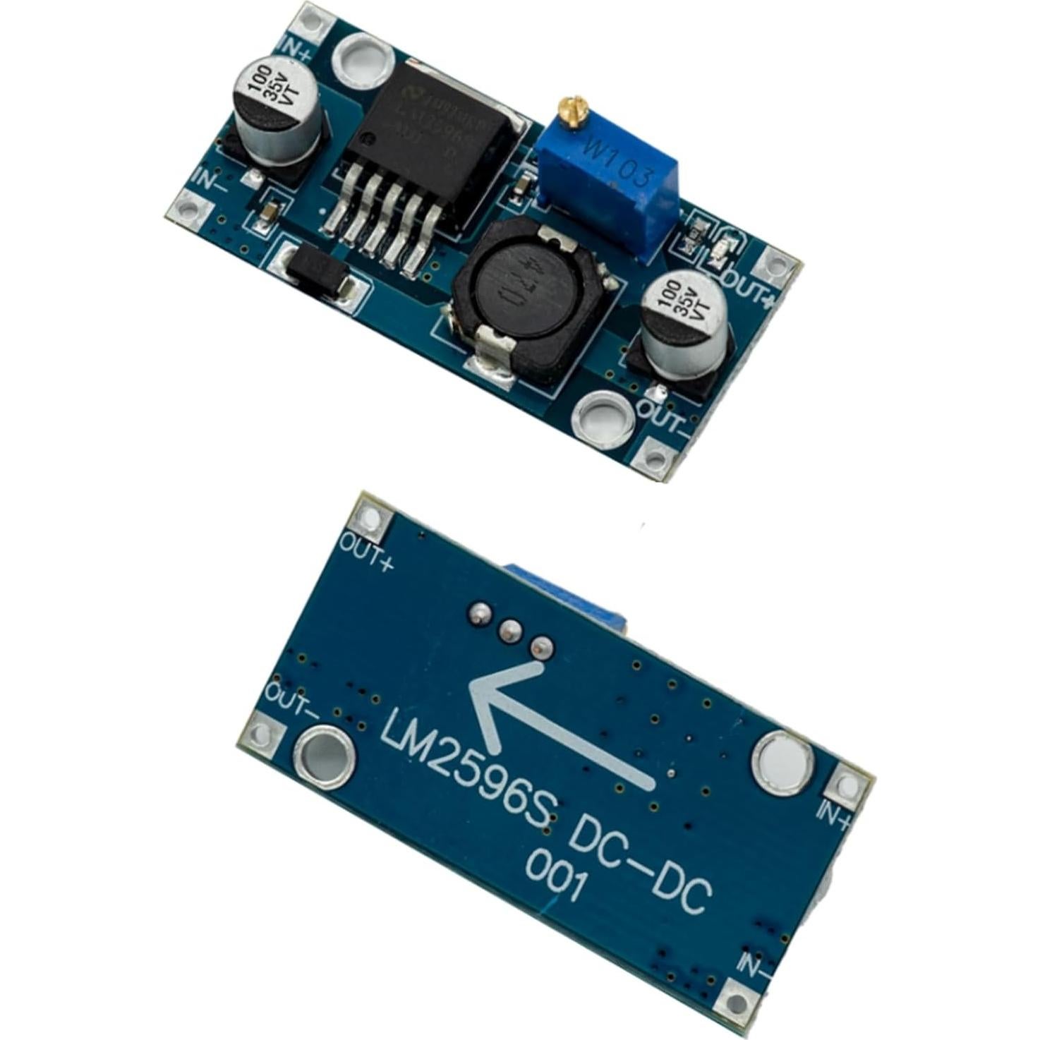 Módulo Convertidor Buck DC-DC LM2596S 3A Ajustable 1.25-35V