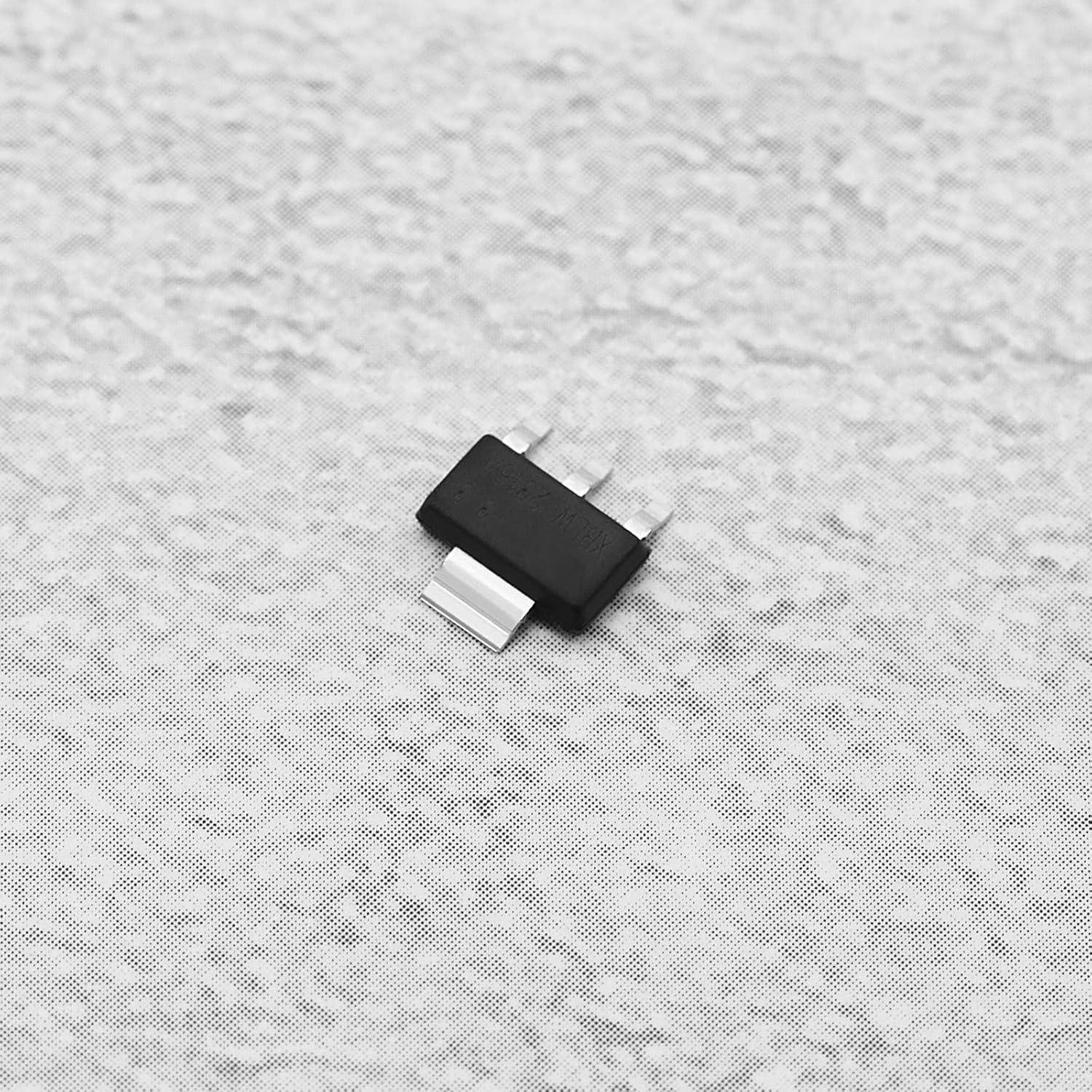 50 Reguladores de Voltaje AMS-1117 3.3V 1A SOT-223