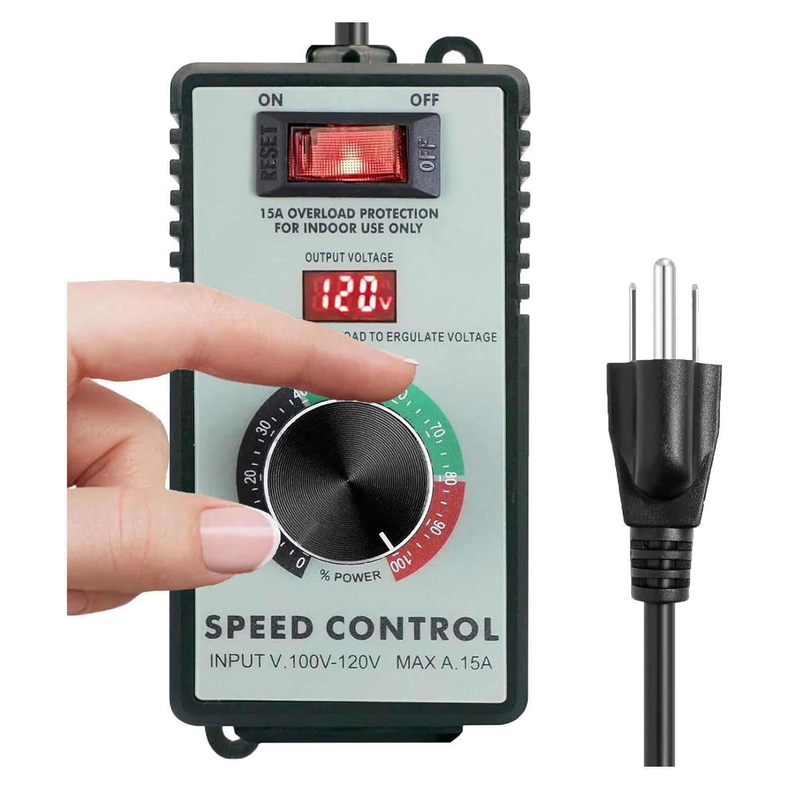 Controlador de Velocidad de Motor AC YYinno 15A 4000W