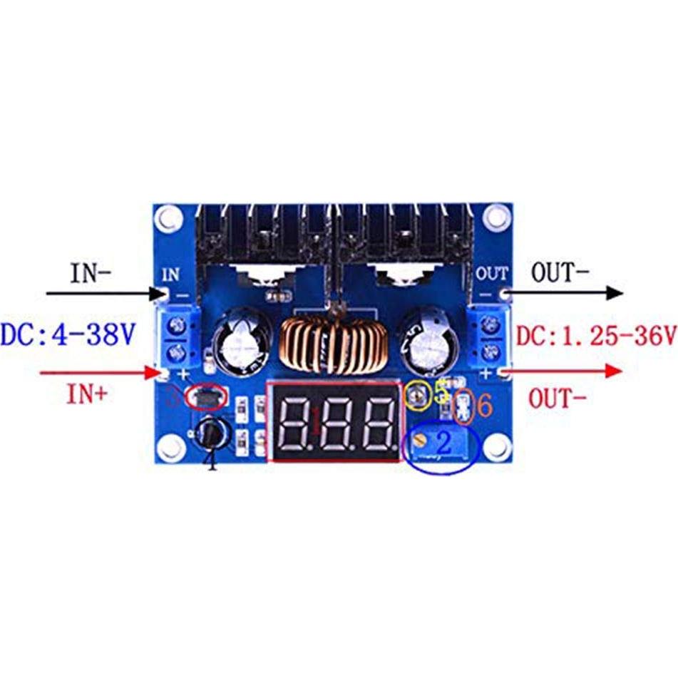 Módulo Regulador de Voltaje DC 4-40V 8A DAOKI XH-M404