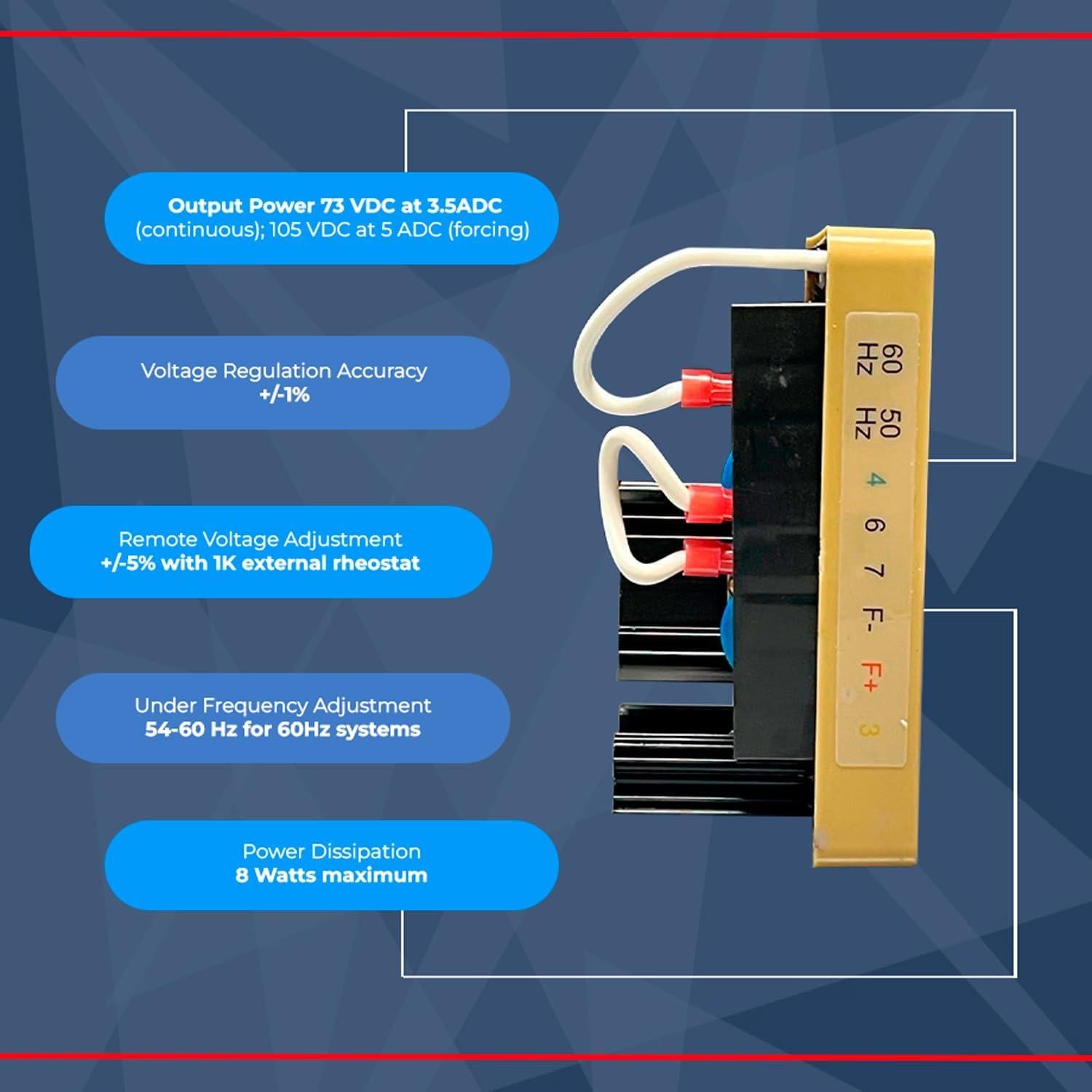 Regulador de Voltaje Automático AVR SE350 Thunder Parts 500 VA