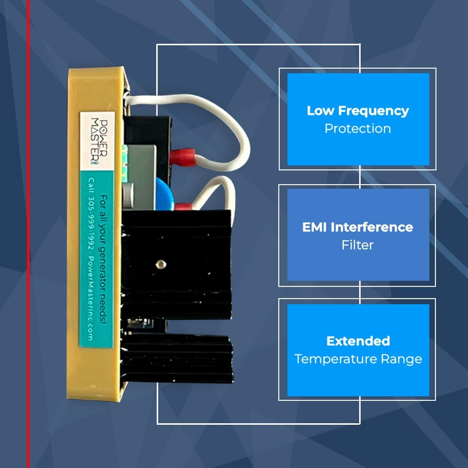 Regulador de Voltaje Automático AVR SE350 Thunder Parts 500 VA