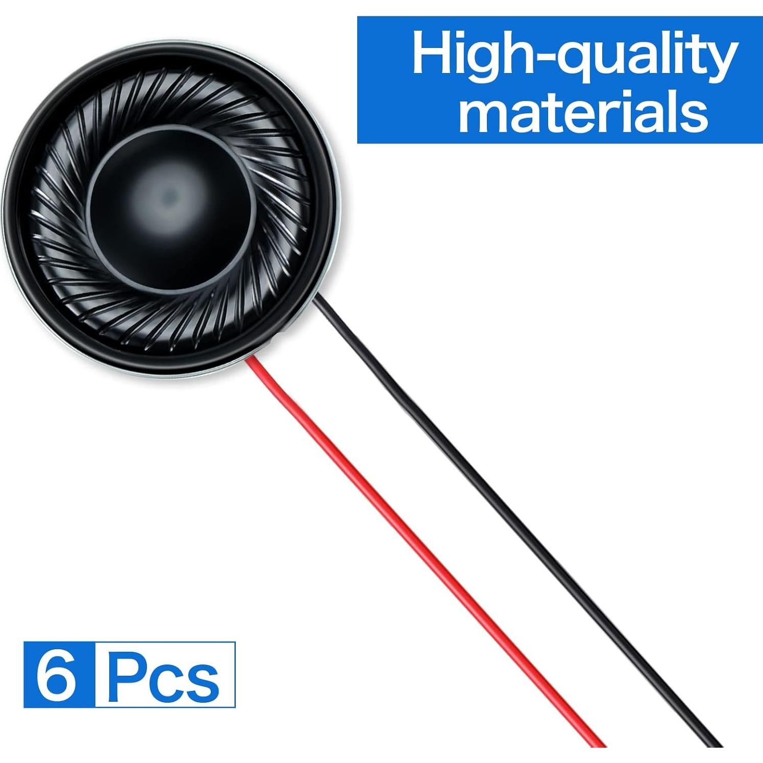 Altavoces Multimedia Weewooday 6 Pcs 2W 8 Ohm 2.79cm