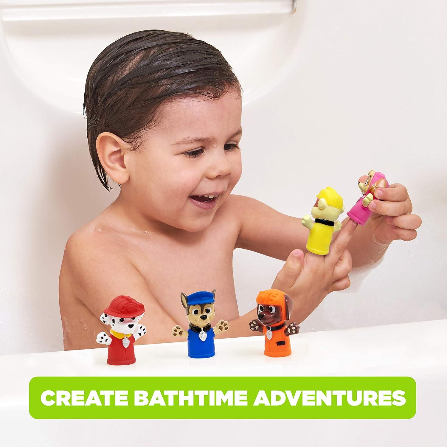 Conjunto de 10 Marionetas de Dedo Baby Shark y PAW Patrol