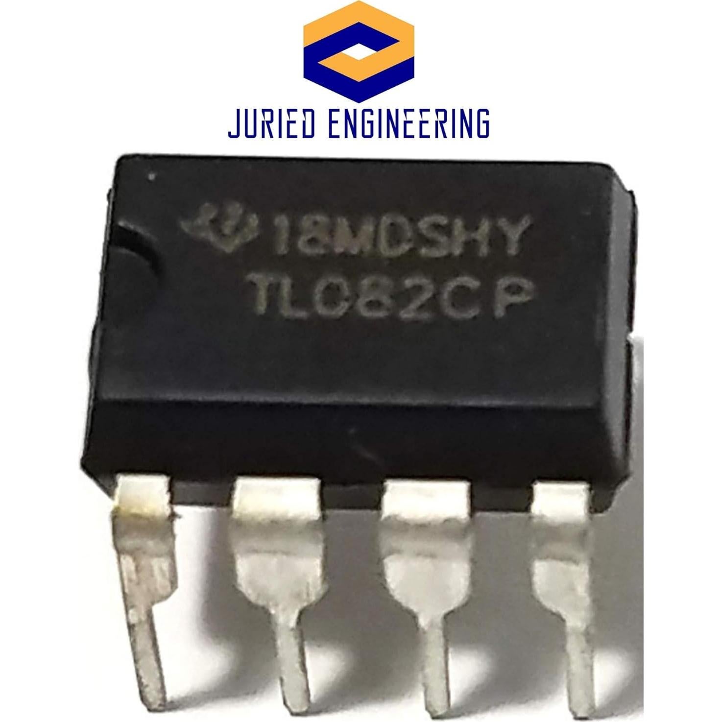 Amplificador Operacional TL082CP JFET DIP-8 Paquete de 3