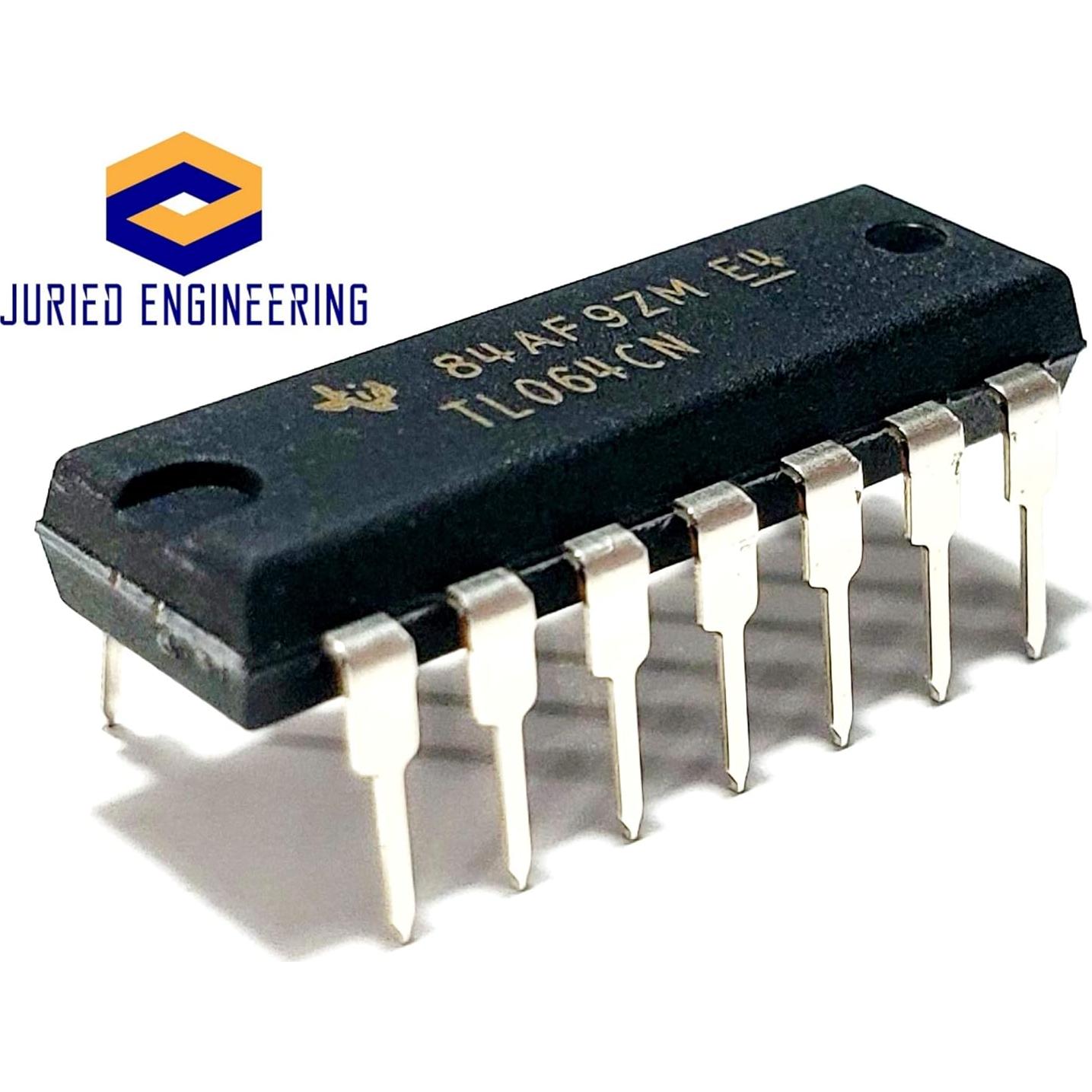 Amplificador Operacional TL064CN JFET Bajo Consumo - Paquete de 5