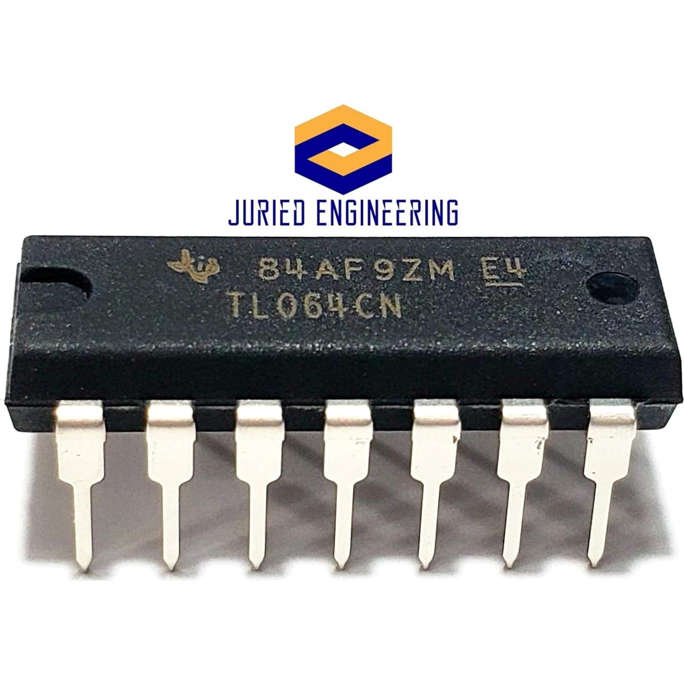 Amplificador Operacional TL064CN JFET Bajo Consumo - Paquete de 5