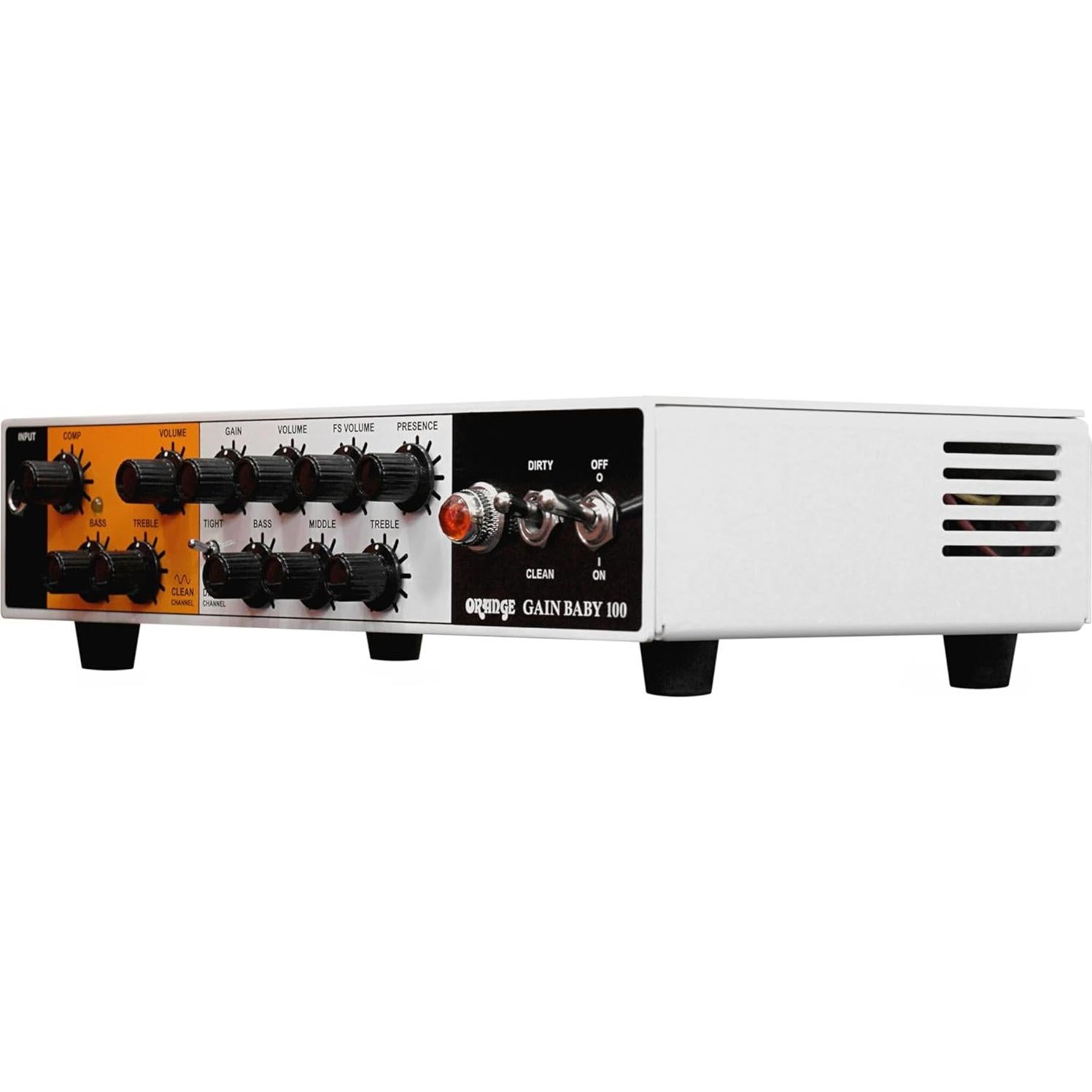 Cabezal de guitarra Orange Gain Baby 100W, 2 canales, ligero