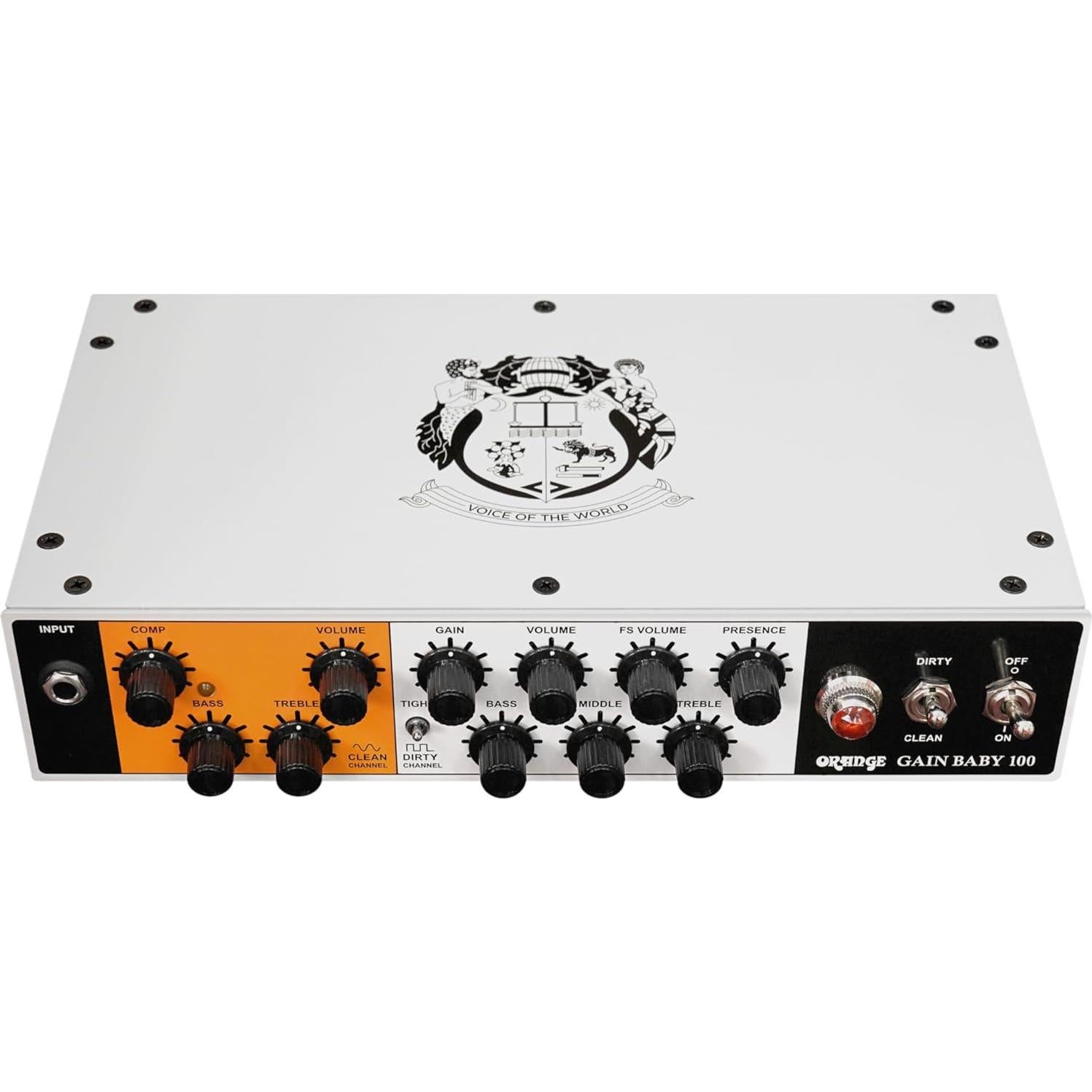 Cabezal de guitarra Orange Gain Baby 100W, 2 canales, ligero