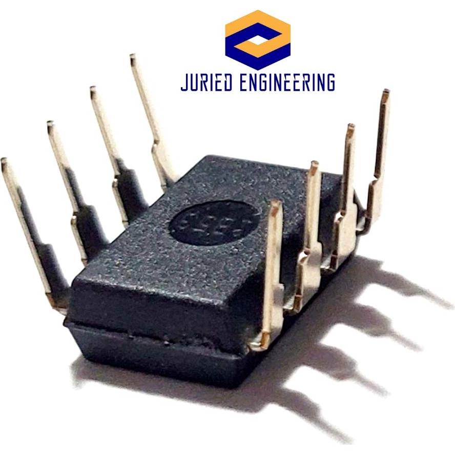 Amplificador Operacional JFET TL072CP TI Bajo Ruido DIP-8