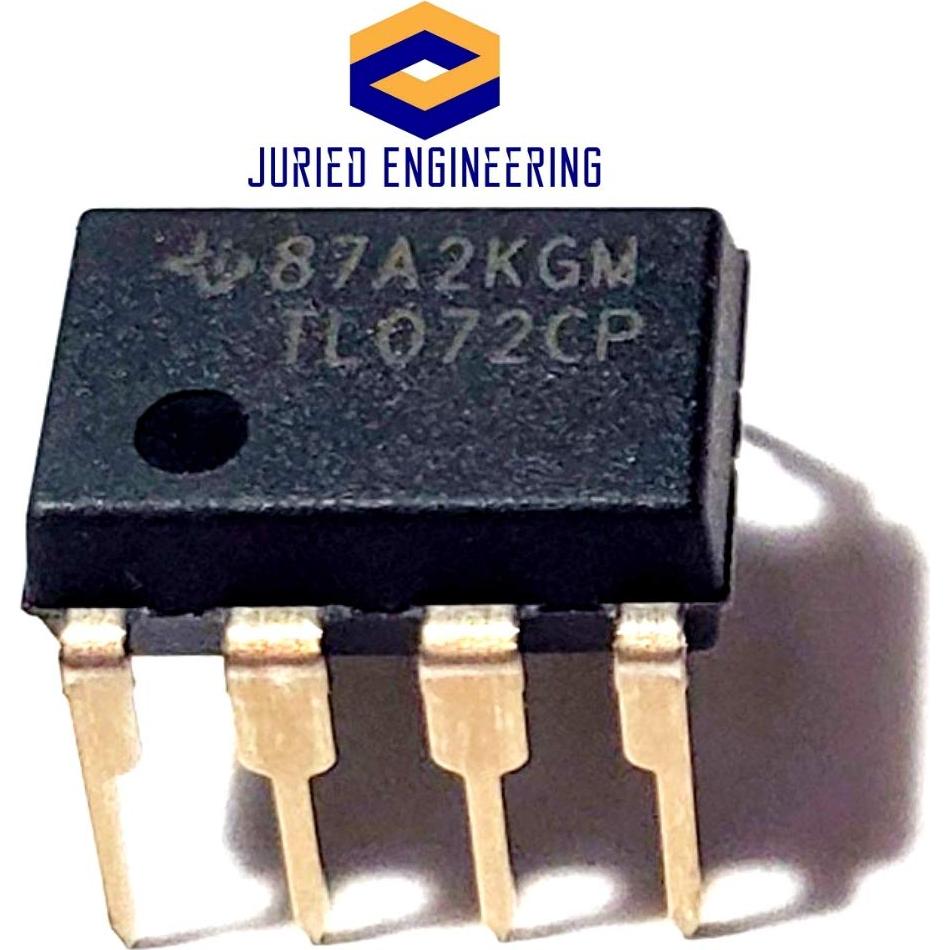 Amplificador Operacional TL072CP JFET Bajo Ruido DIP-8 (Paquete de 5)