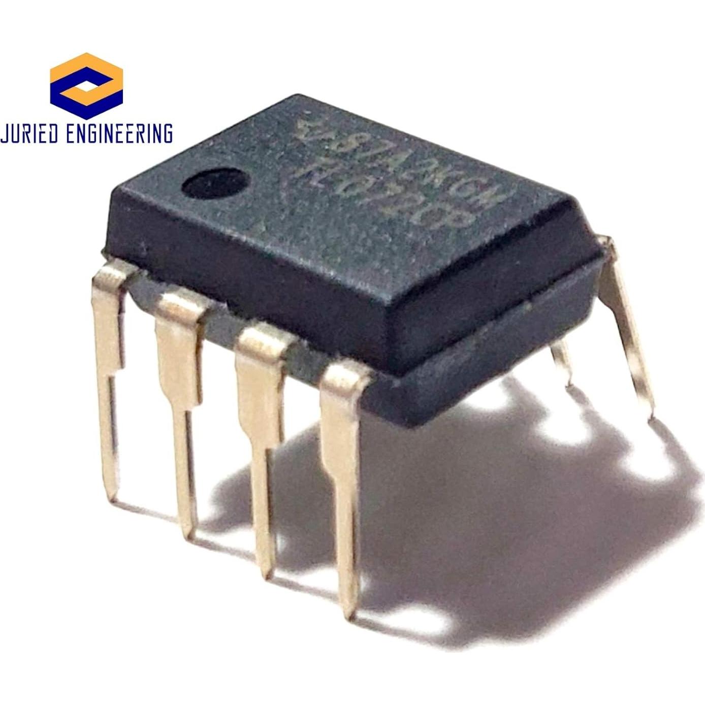 Amplificador Operacional TL072CP JFET Bajo Ruido DIP-8 (Paquete de 5)