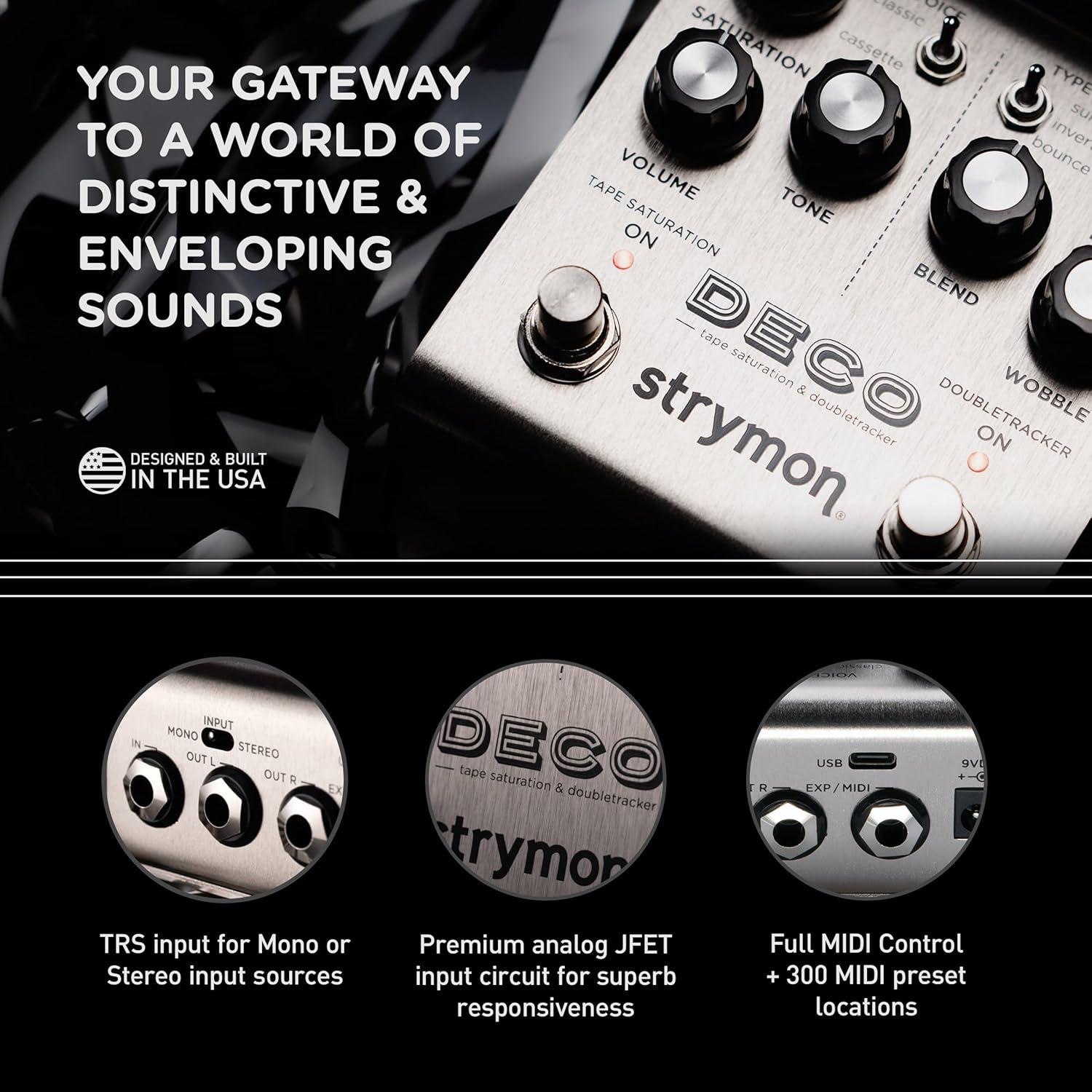 Pedal de Efectos Strymon Deco V2 para Guitarra y Sintetizadores