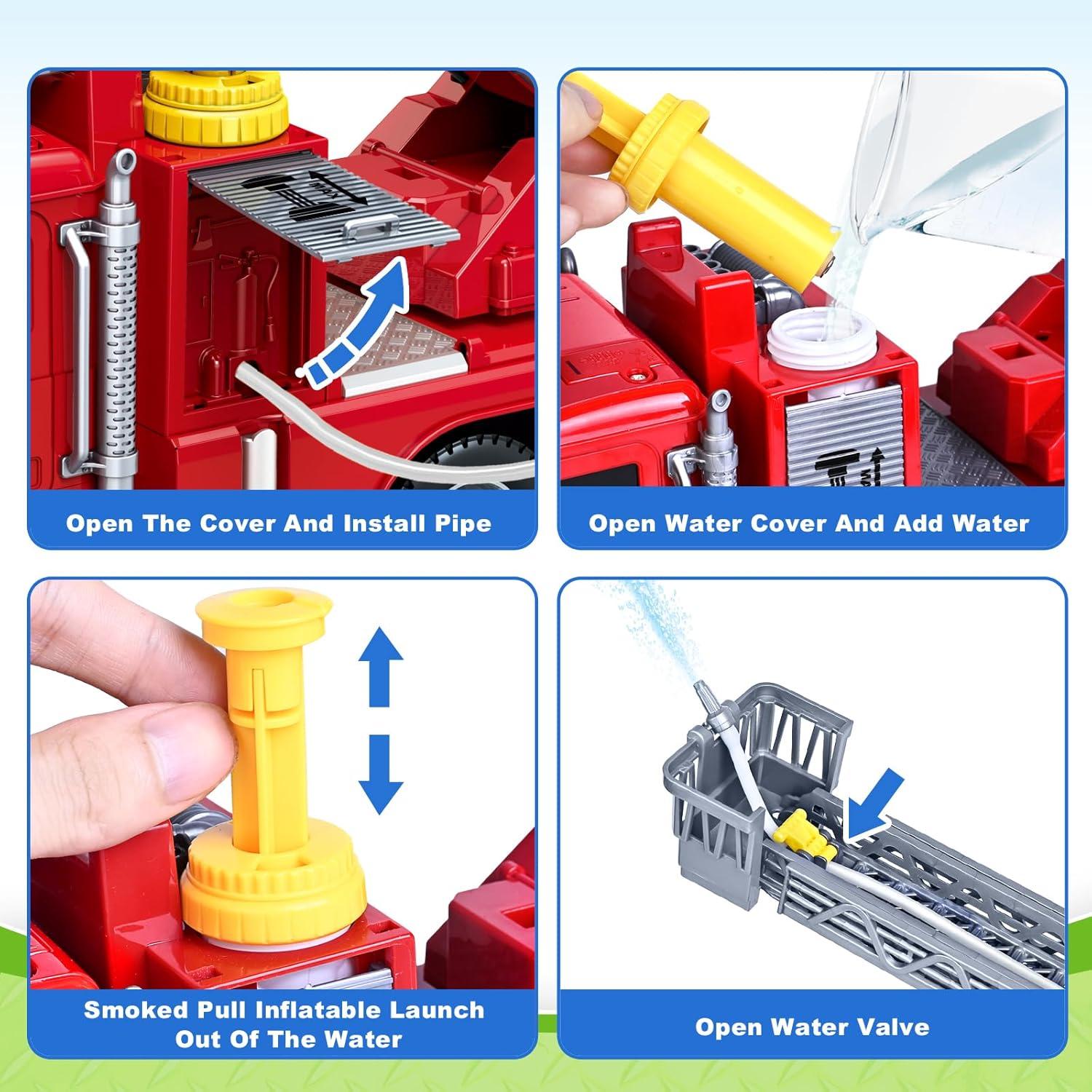 Camión de Bomberos BSTOYDER 38 cm con Luces y Sonidos