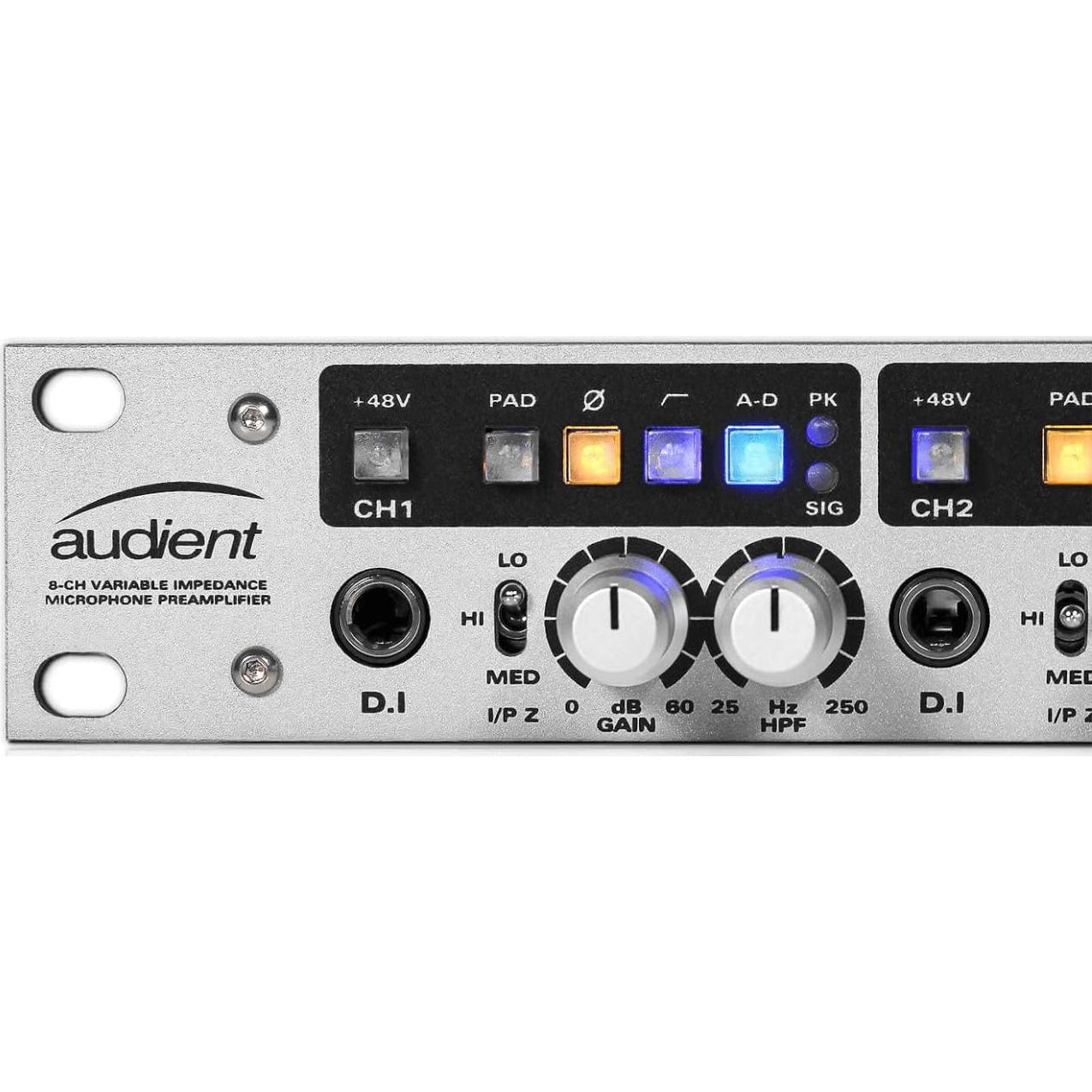 Preamplificador de Micrófono Audient ASP880 8 Canales Negro