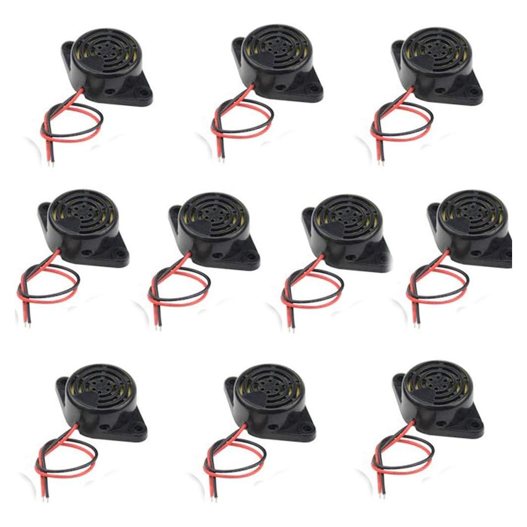 Zumbador Electrónico Tatoko DC 3-24V 10PCS Sonido Beep 90dB