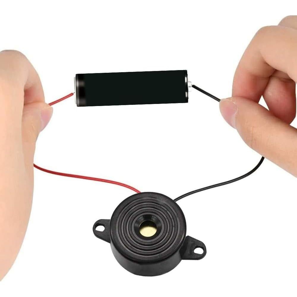 Zumbador Electrónico Piezoeléctrico 2 Pcs 3-24V CC Alarma