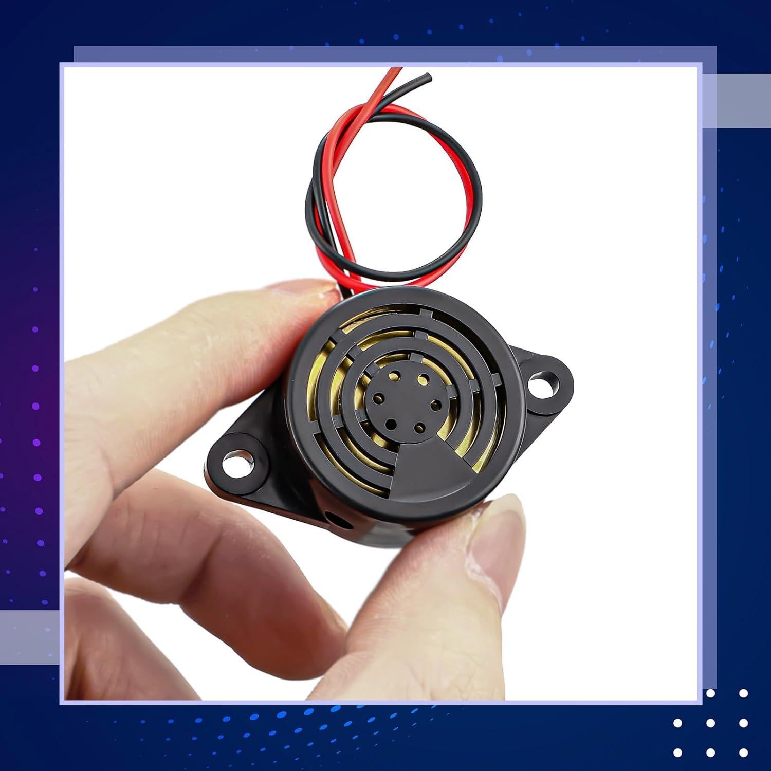 Zumbador Electrónico Activo Geiserailie 6 Pcs 95 dB 12V