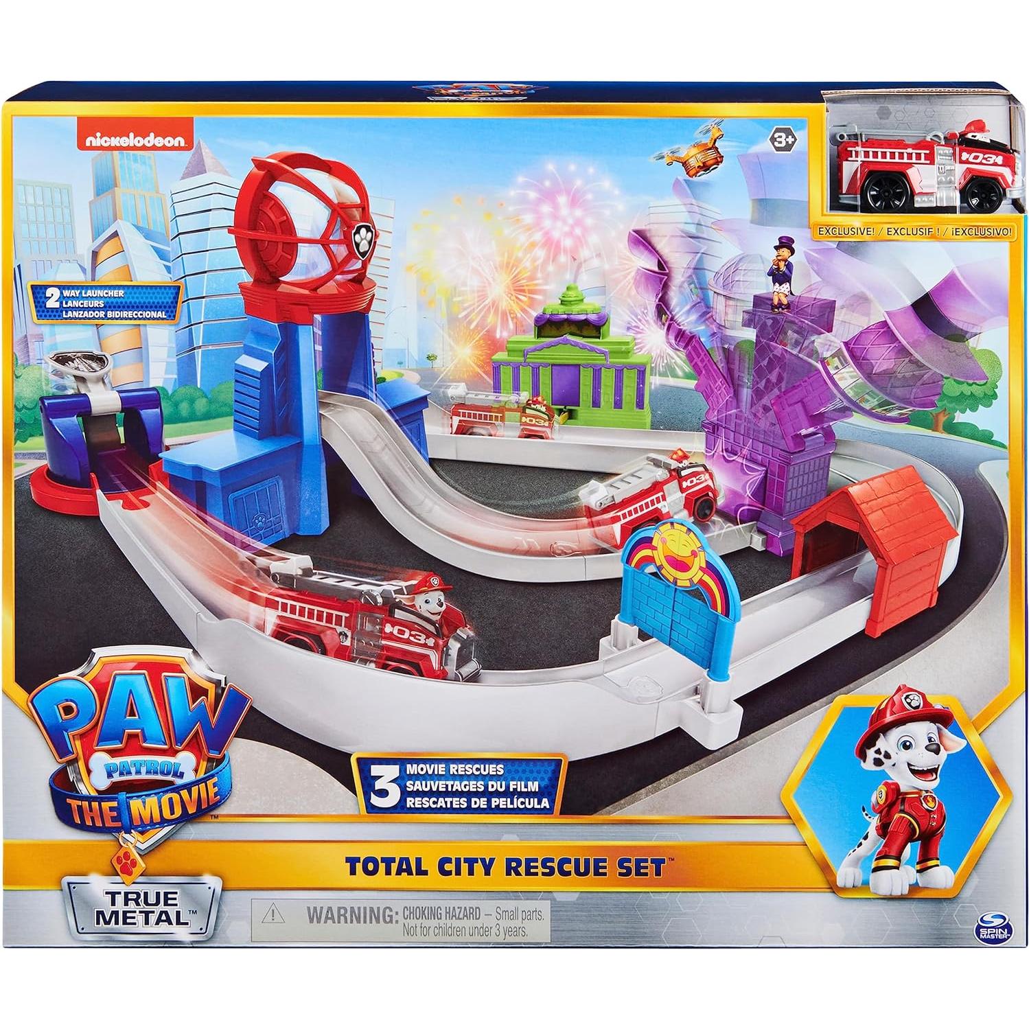 Set de Pista PAW Patrol True Metal Total City Rescue