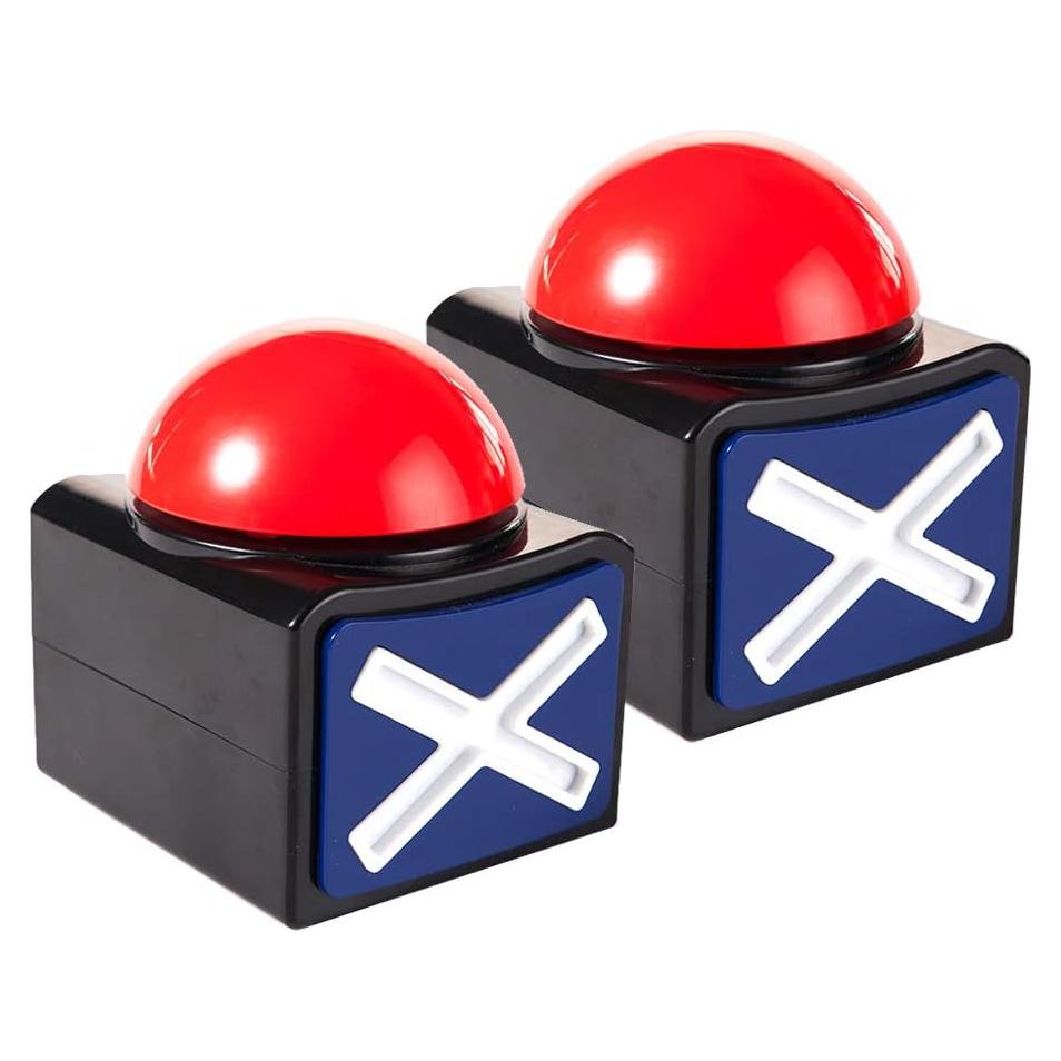 Botón de Alarma Buzzer XL MyMealivos con Luz y Sonido (2 Unidades)