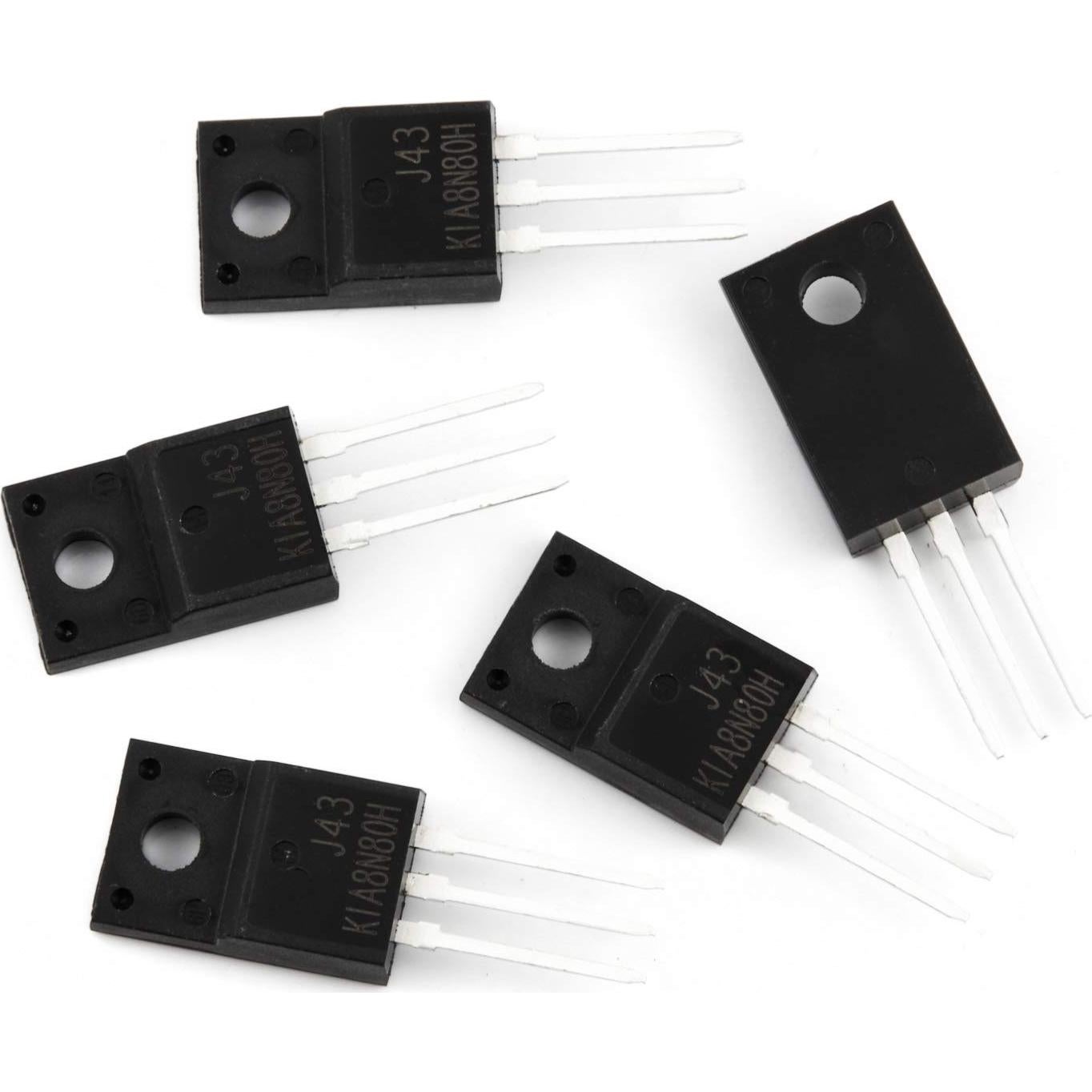 Transistor MOSFET NMOS CHANZON 8N80 800V 8A Paquete de 10