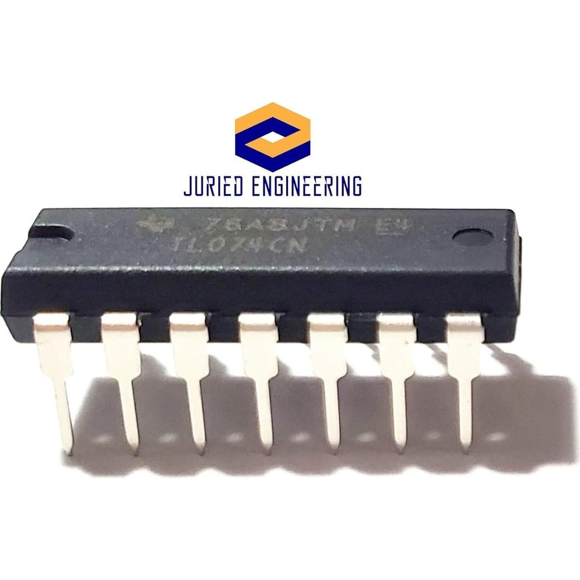 Amplificador Operacional Cuádruple TL074 TI - Bajo Ruido JFET