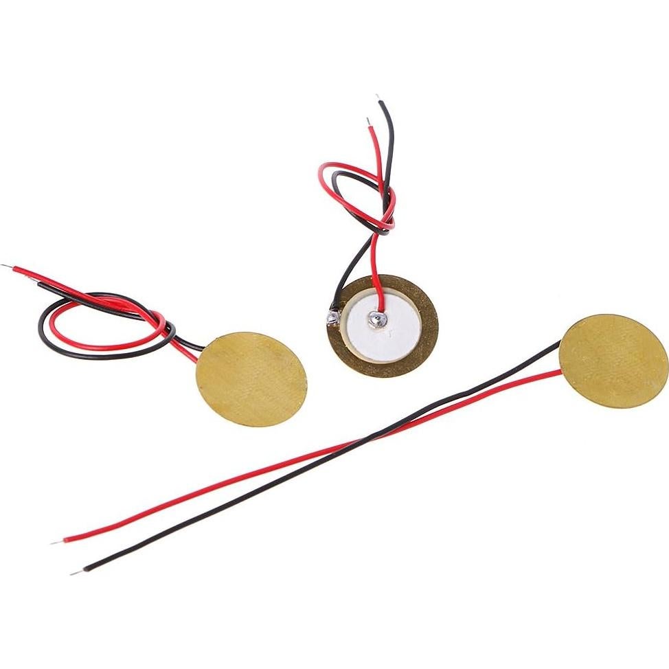 10 Piezas Buzzer Piezoeléctrico Cerámico 15mm HYROOY