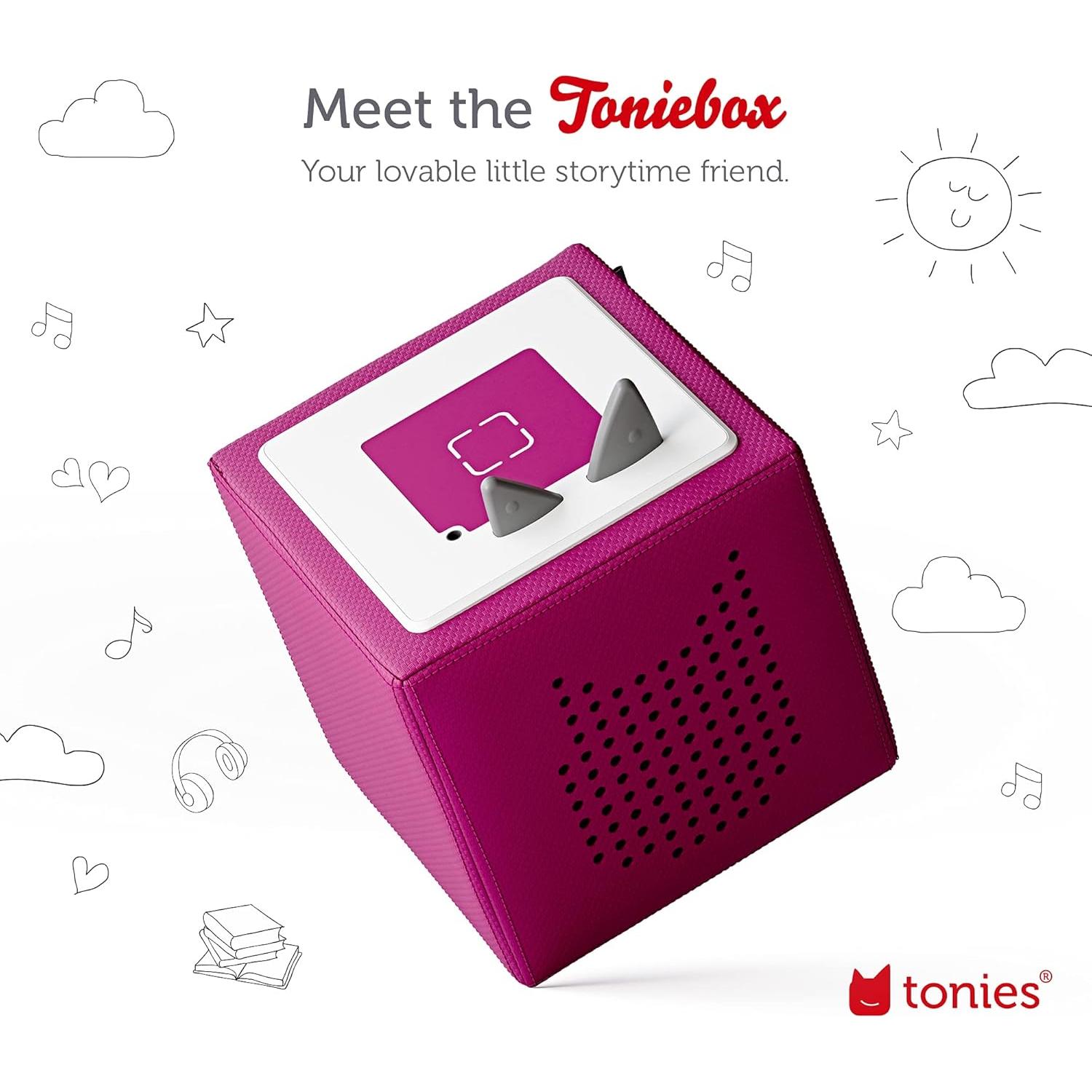 Toniebox Reproductor de Audio Morado con Perrito - 1,24 kg