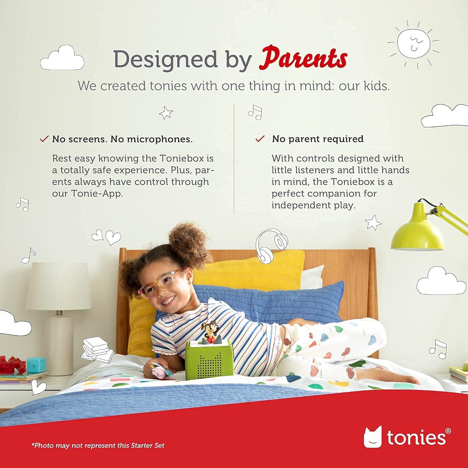 Toniebox Reproductor de Audio Morado con Perrito - 1,24 kg