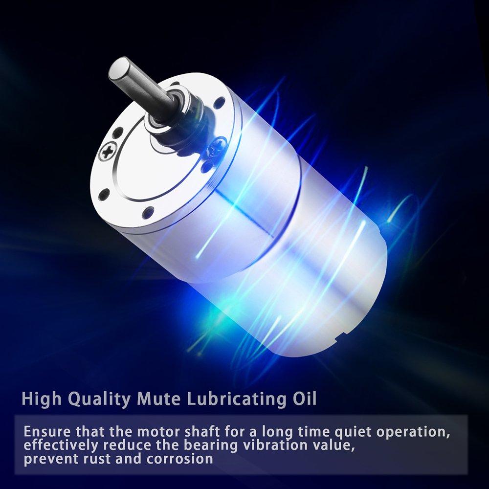 Motor de Engranaje Eléctrico Greartisan 12V 100RPM Alta Torque